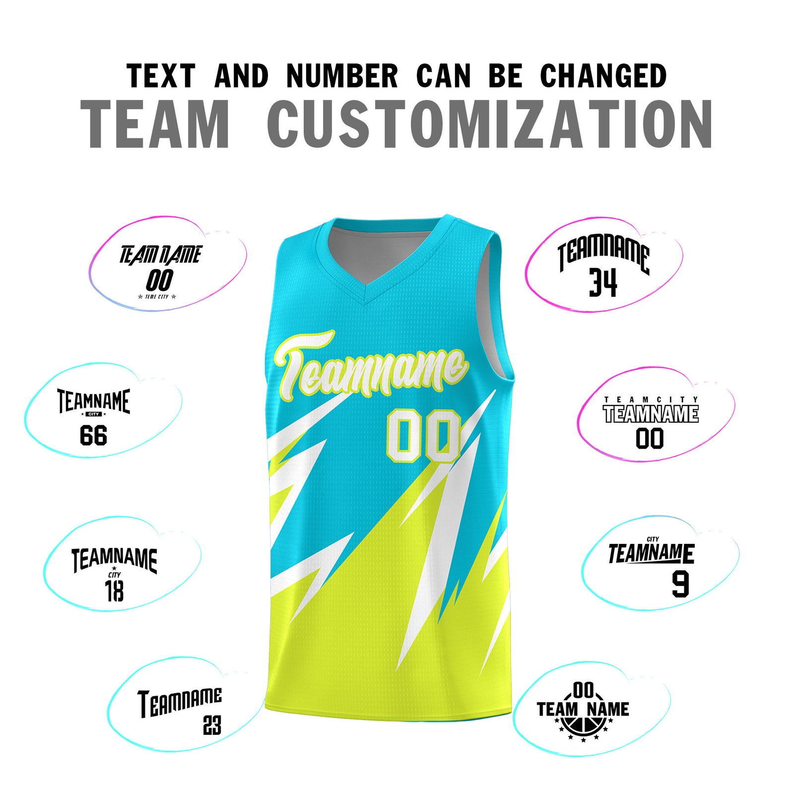 Custom Sky Blue Abstract Mountain Pattern Sports Uniform Basketball Jersey