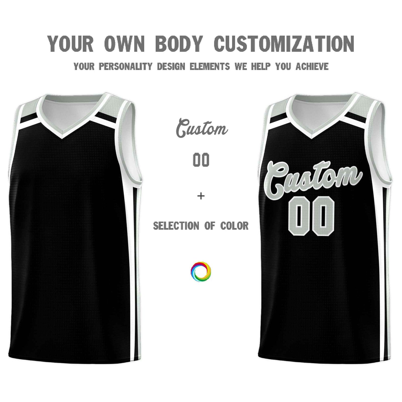 Custom Red Gray White Trendy Color Charge Series Sports Uniform Basketball Jersey| KXKSHOP