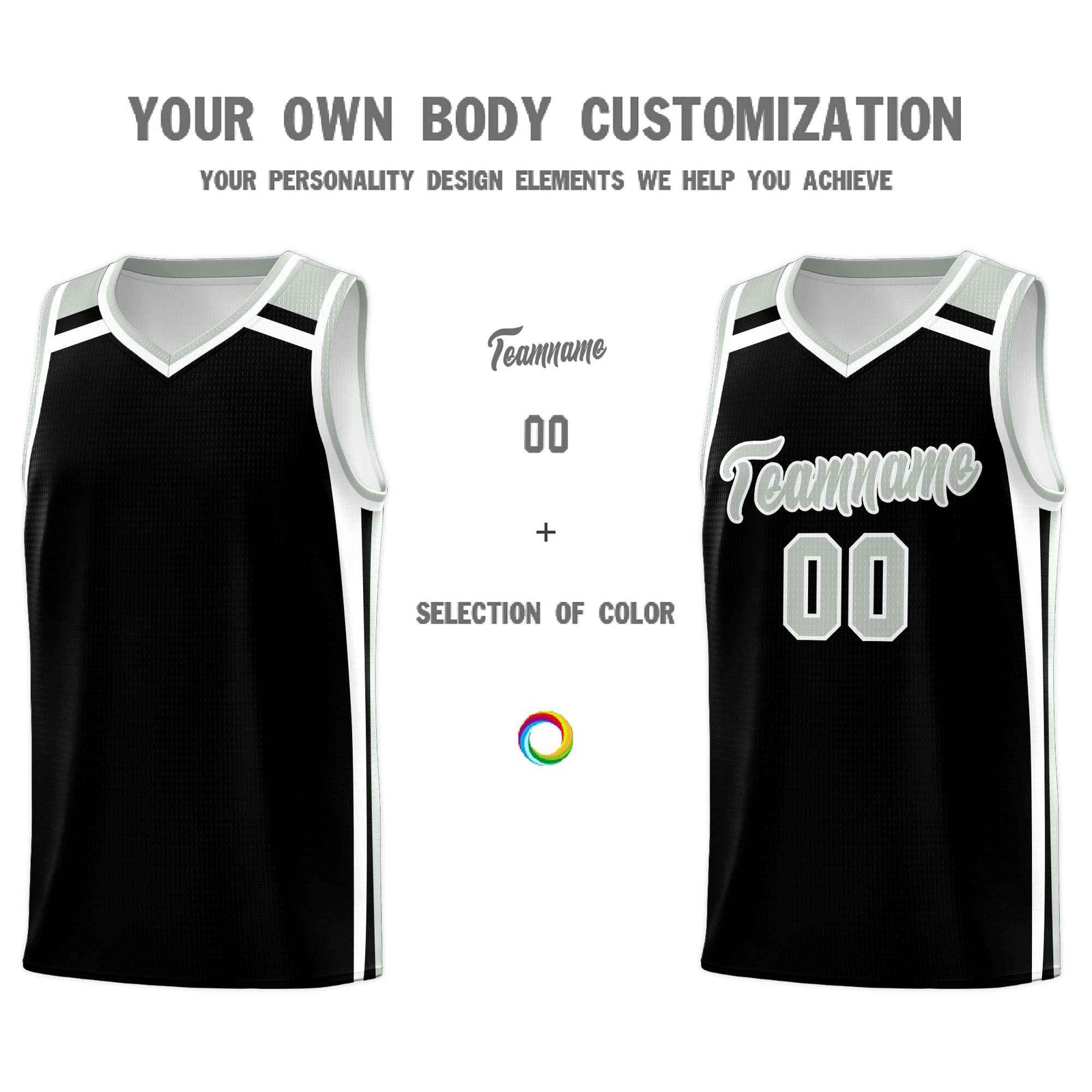 Custom Red Gray White Trendy Color Charge Series Sports Uniform Basketball Jersey