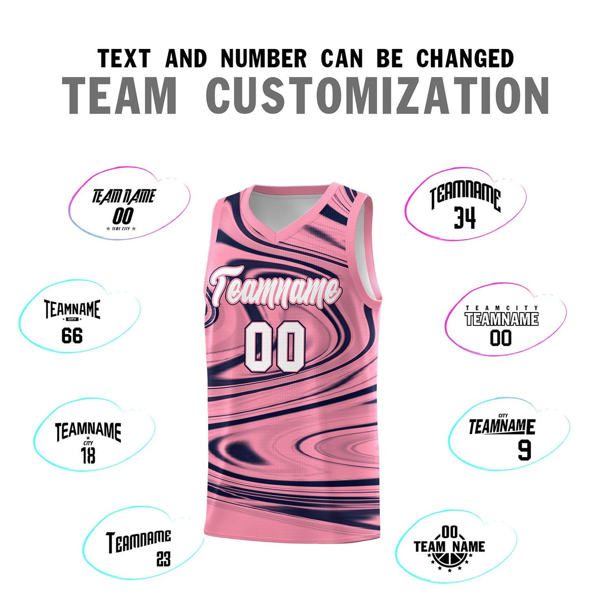 Custom Bright Green Navy Graffiti Pattern Fluids Style Sports Uniform Basketball Jersey Sets