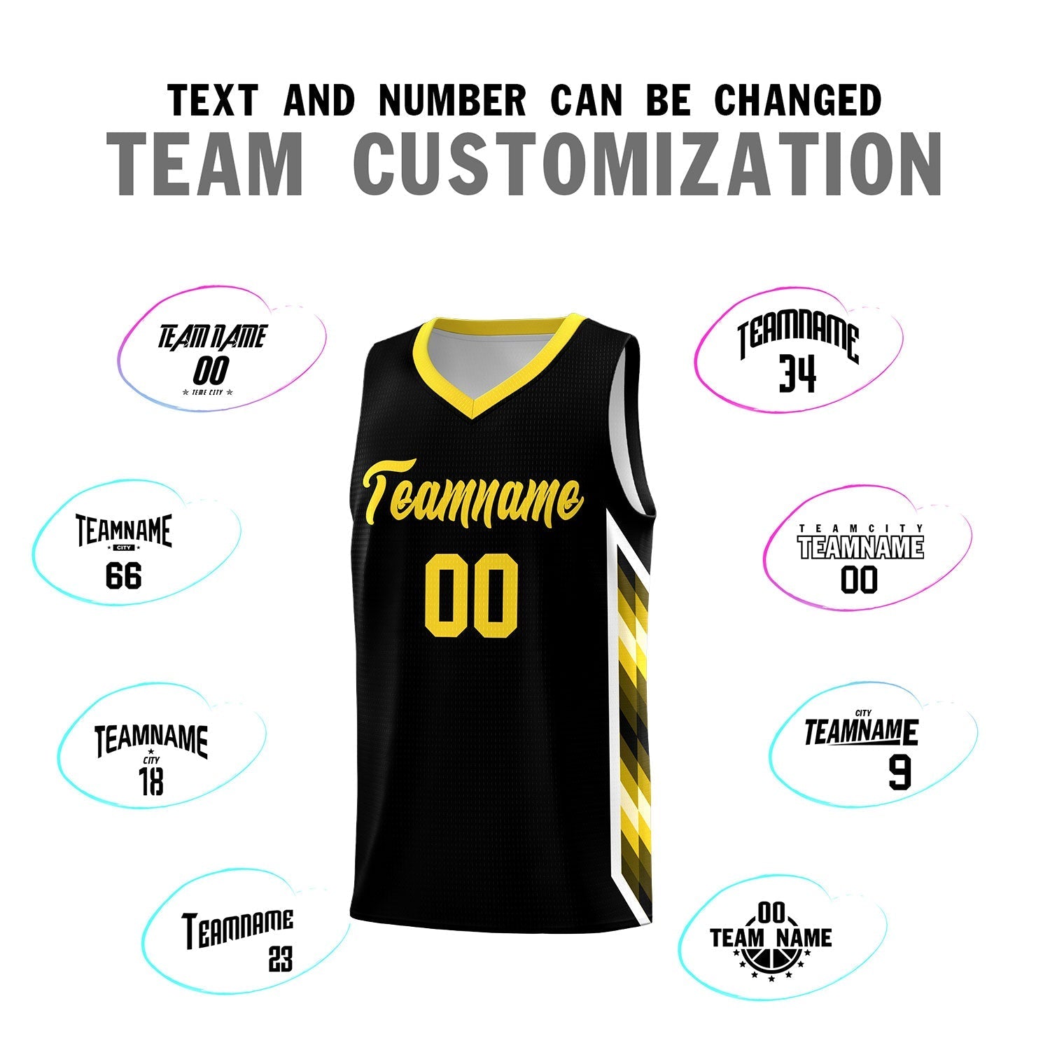 Custom Black Mosaic Gradient Fashion Sports Uniform Basketball Jersey