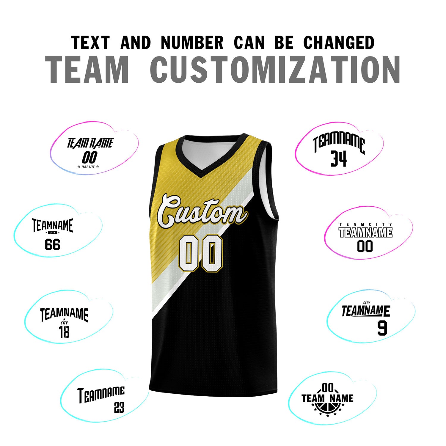 Custom Black Old Gold Gray Diagonal Stripes Color Block Sets Basketball Jersey | For Men,Perfect for Teams,Perfect for Coaches,Sublimation Printed,For Kid,For Youth | KXKSHOP