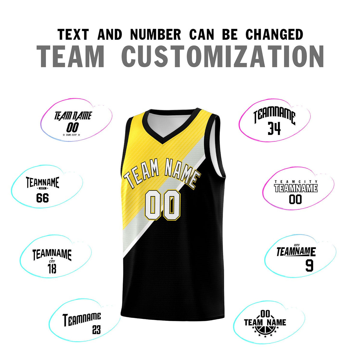 Custom Black Gold Gray Diagonal Stripes Color Block Sets Basketball Jersey | For Men,Perfect for Teams,Perfect for Coaches,Sublimation Printed,For Kid,For Youth | KXKSHOP