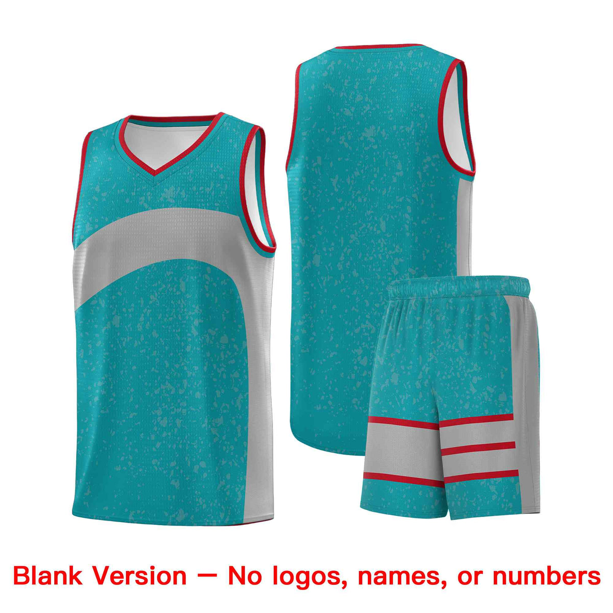Custom Aqua Light Gray Dot Graffiti Pattern Irregular Team Names Sports Uniform Basketball Jersey