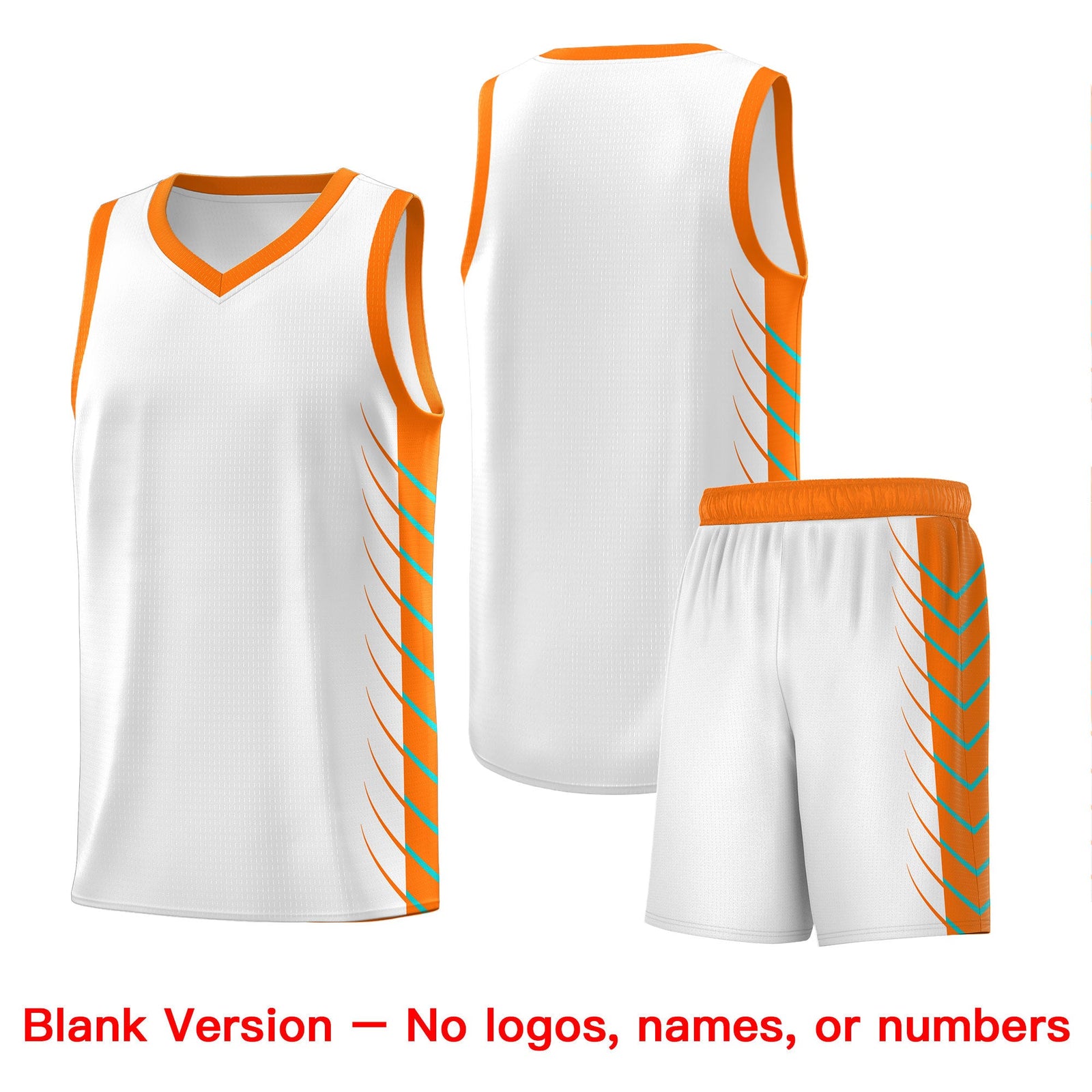 Custom White Sky Blue Personalized Side Symmetrical Line Pattern Sports Uniform Basketball Jersey