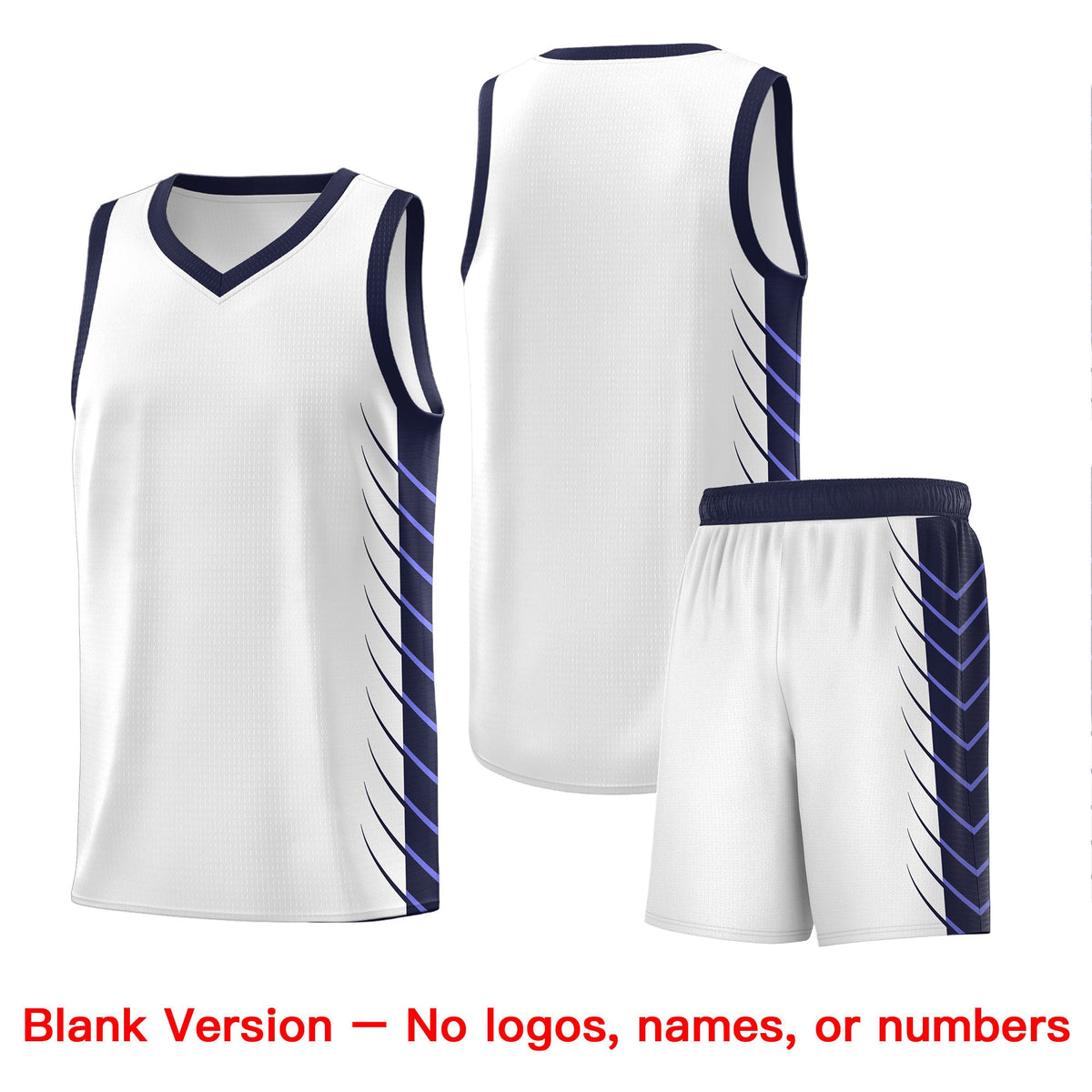 Custom Navy Navy Personalized Side Symmetrical Line Pattern Sports Uniform Basketball Jersey
