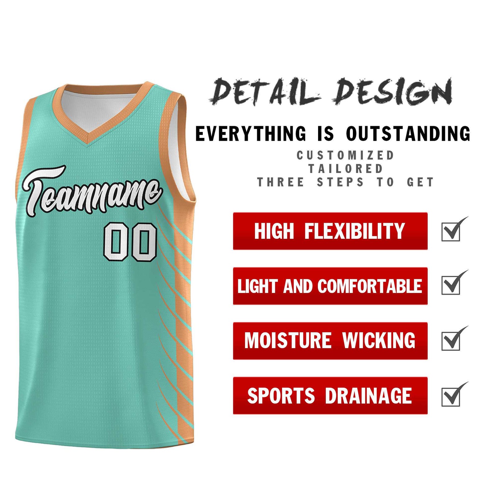 Custom Bright Green Buckskin Brown Personalized Side Symmetrical Line Pattern Sports Uniform Basketball Jersey