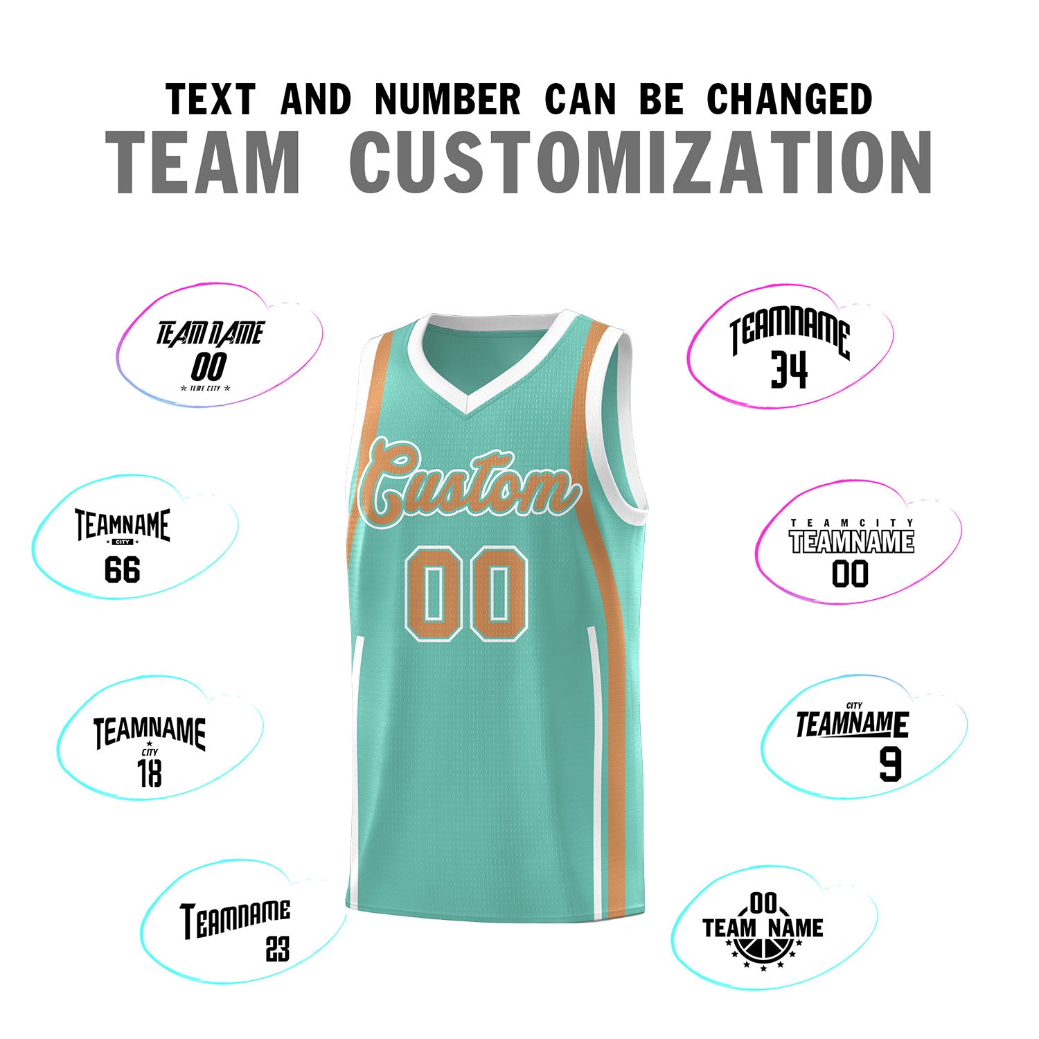 Custom Bright Green Buckskin Brown AND White Basketball Jersey