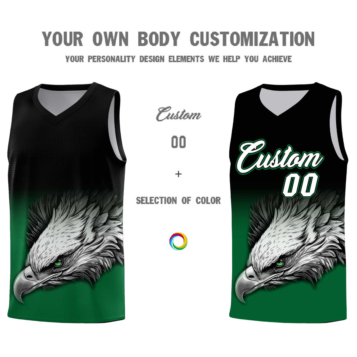 Custom Gray Pink Basketball Kits with Eagle Pattern