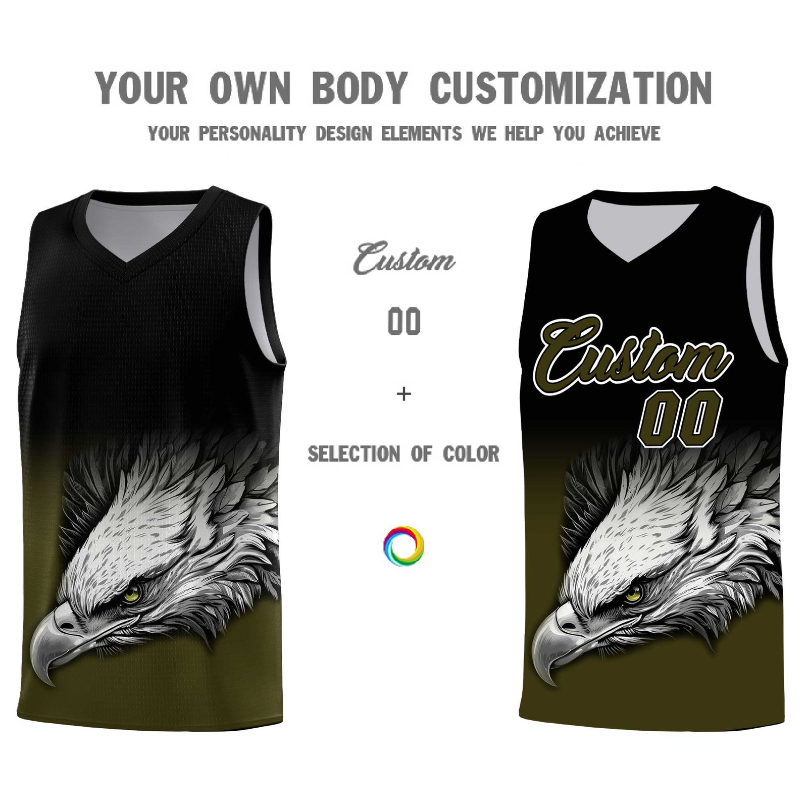 Custom Aqua Purple Basketball Kits with Eagle Pattern