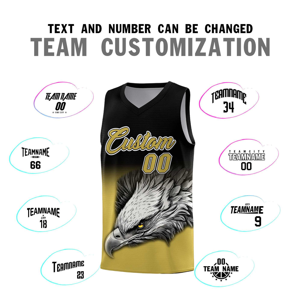 Custom Pink Purple Basketball Kits with Eagle Pattern