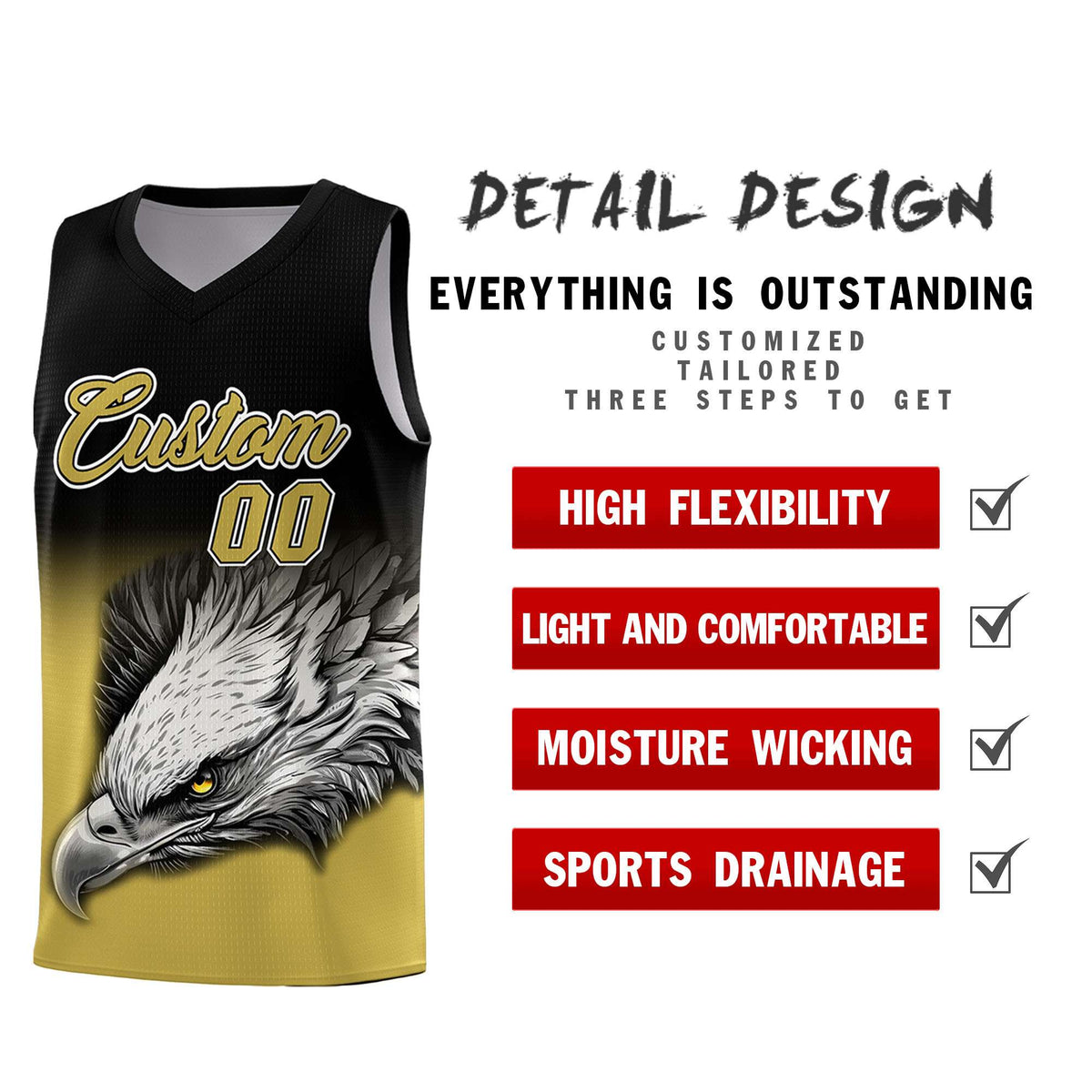 Custom Pink Purple Basketball Kits with Eagle Pattern