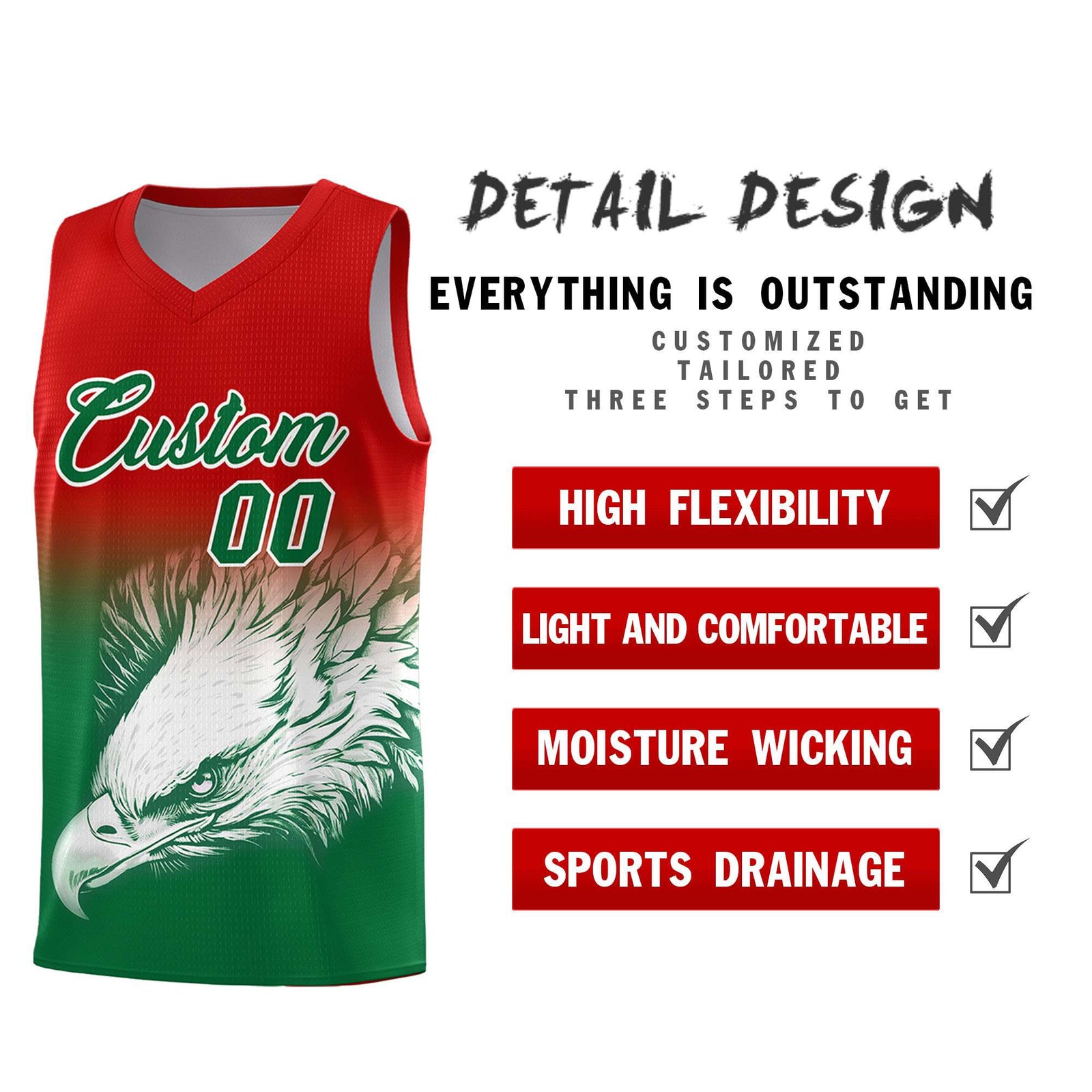 Custom Navy Powder Blue Basketball Kits with Eagle Pattern