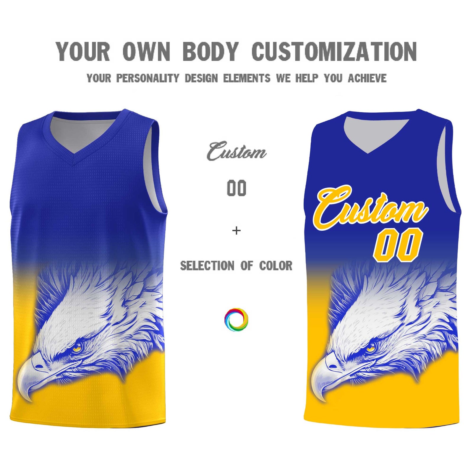 Custom Red Black Basketball Kits with Eagle Pattern
