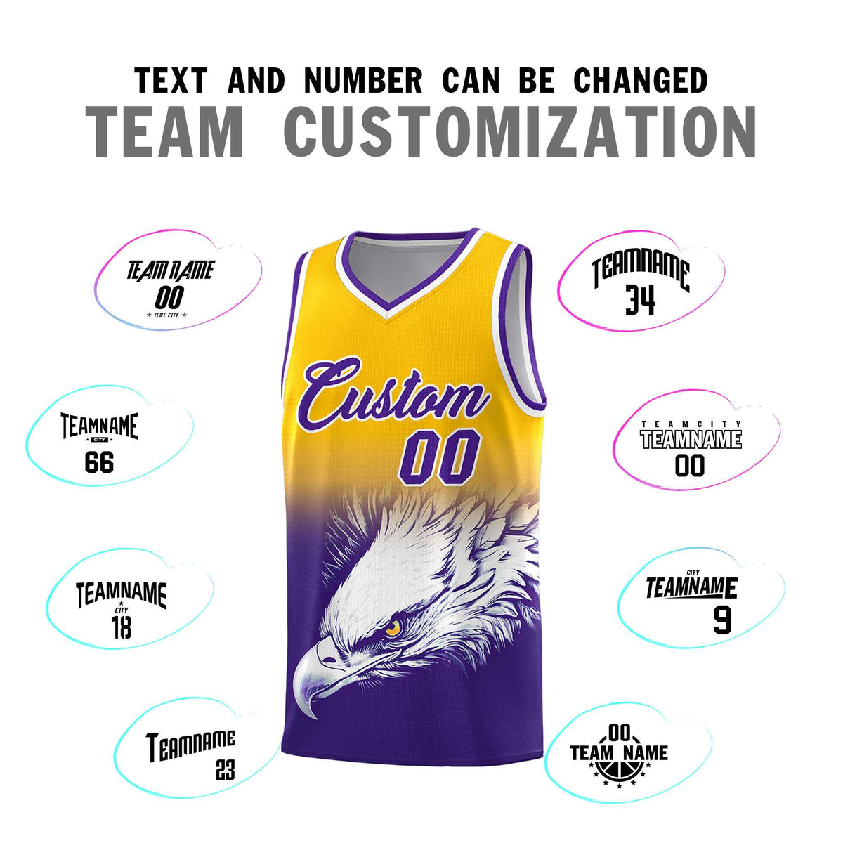 Custom Black Gray Basketball Kits with Eagle Pattern