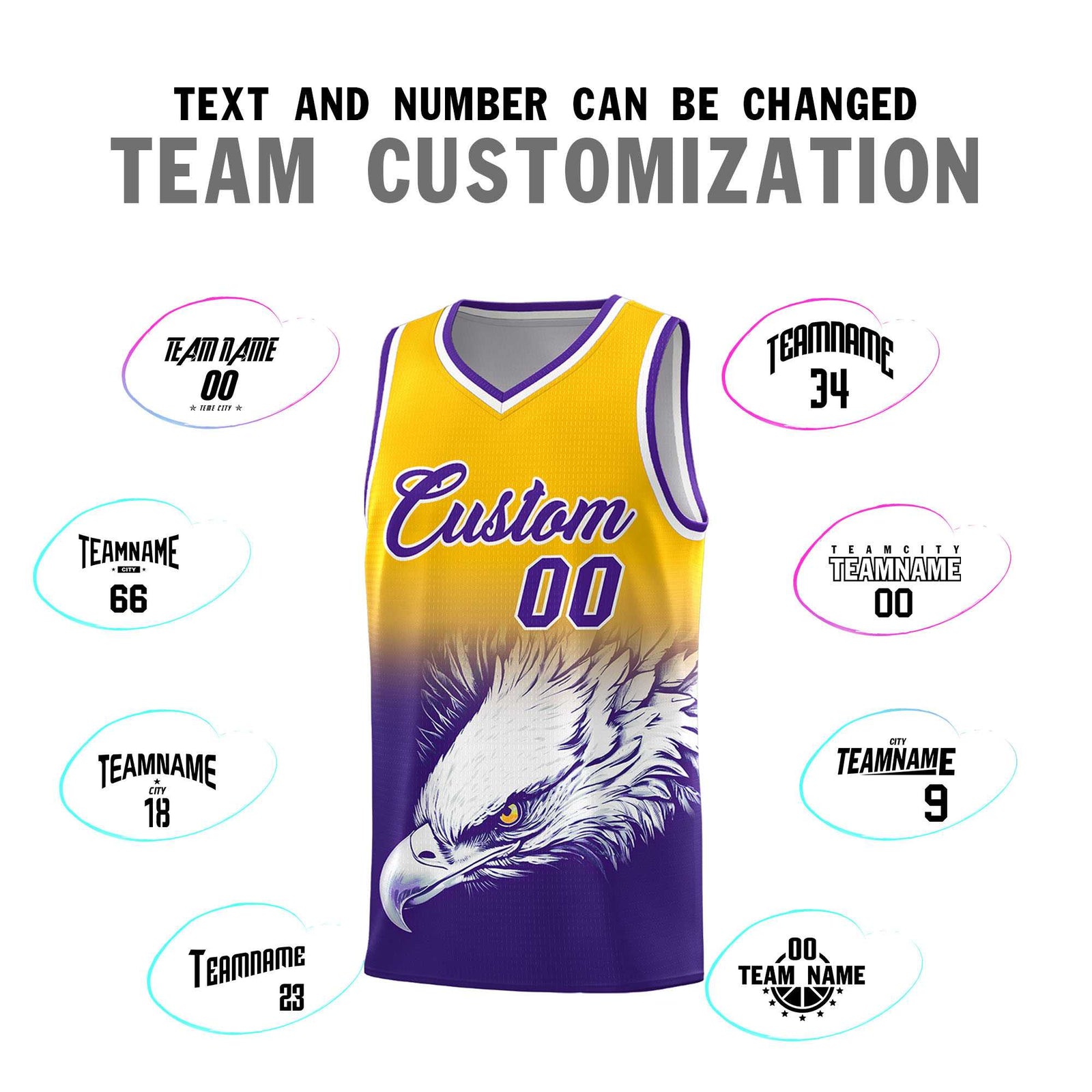 Custom Black Gray Basketball Kits with Eagle Pattern