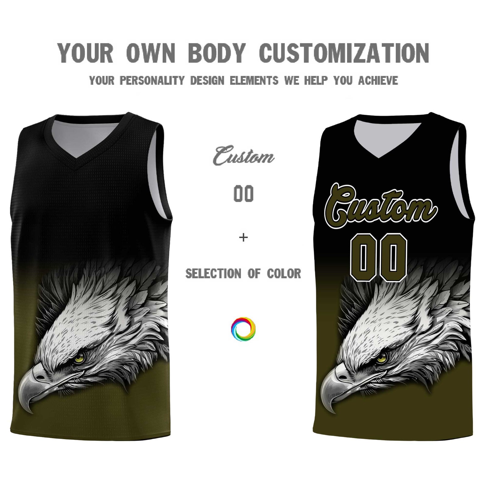 Custom Aqua Purple Basketball Kits with Eagle Pattern