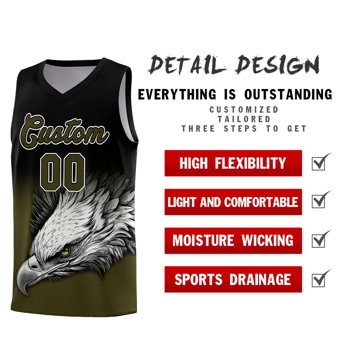 Custom Aqua Purple Basketball Kits with Eagle Pattern