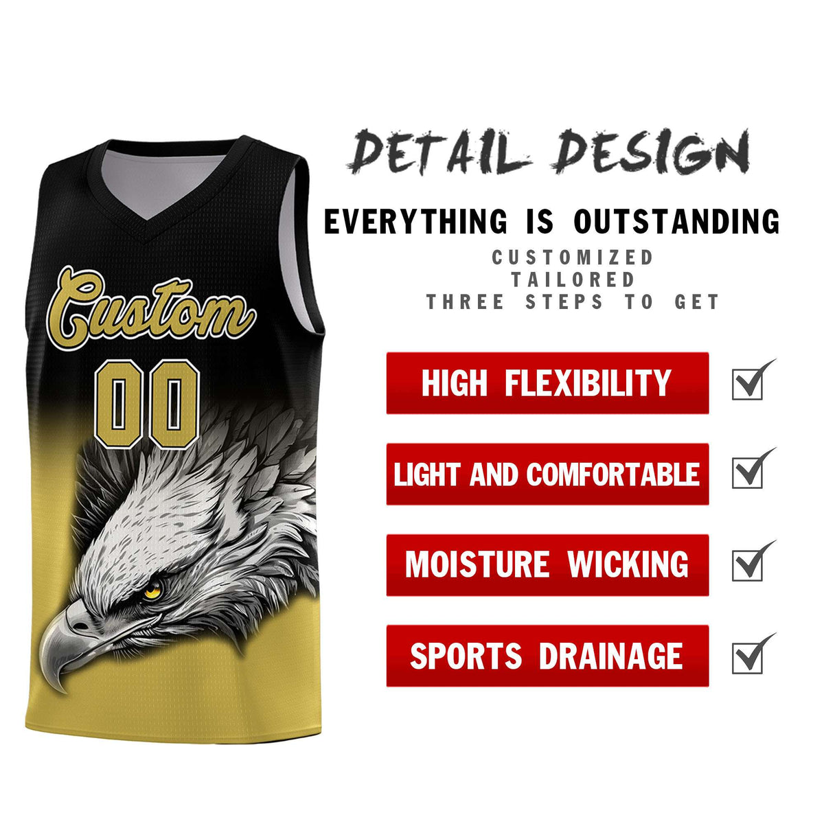 Custom Pink Purple Basketball Kits with Eagle Pattern