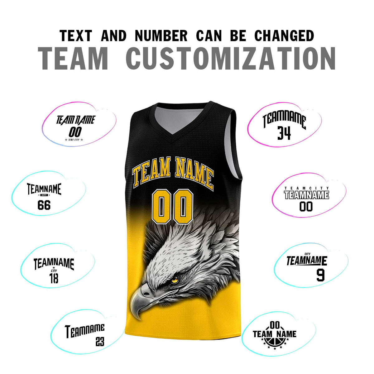 Custom Gray Green Basketball Kits with Eagle Pattern