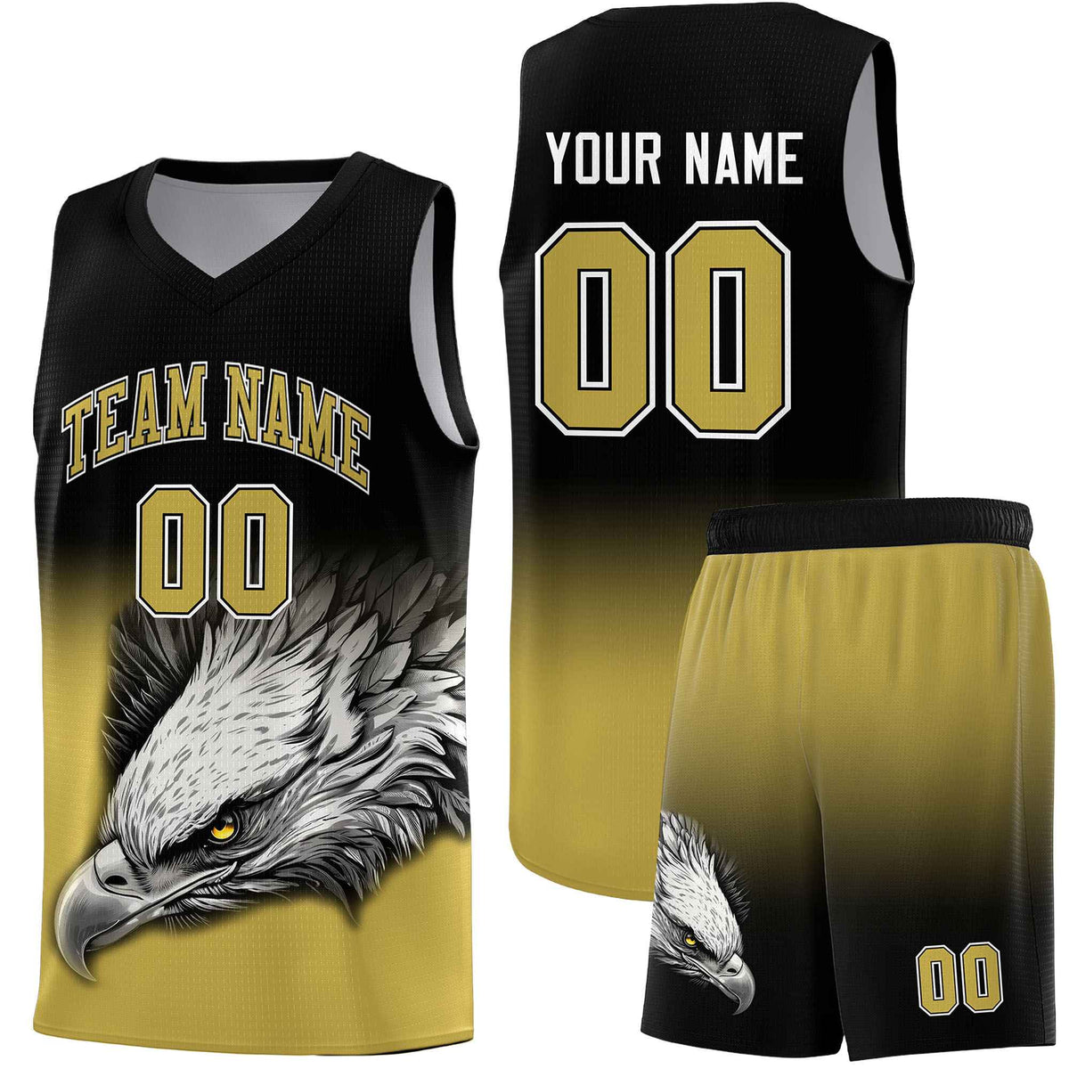 Custom Pink Purple Basketball Kits with Eagle Pattern