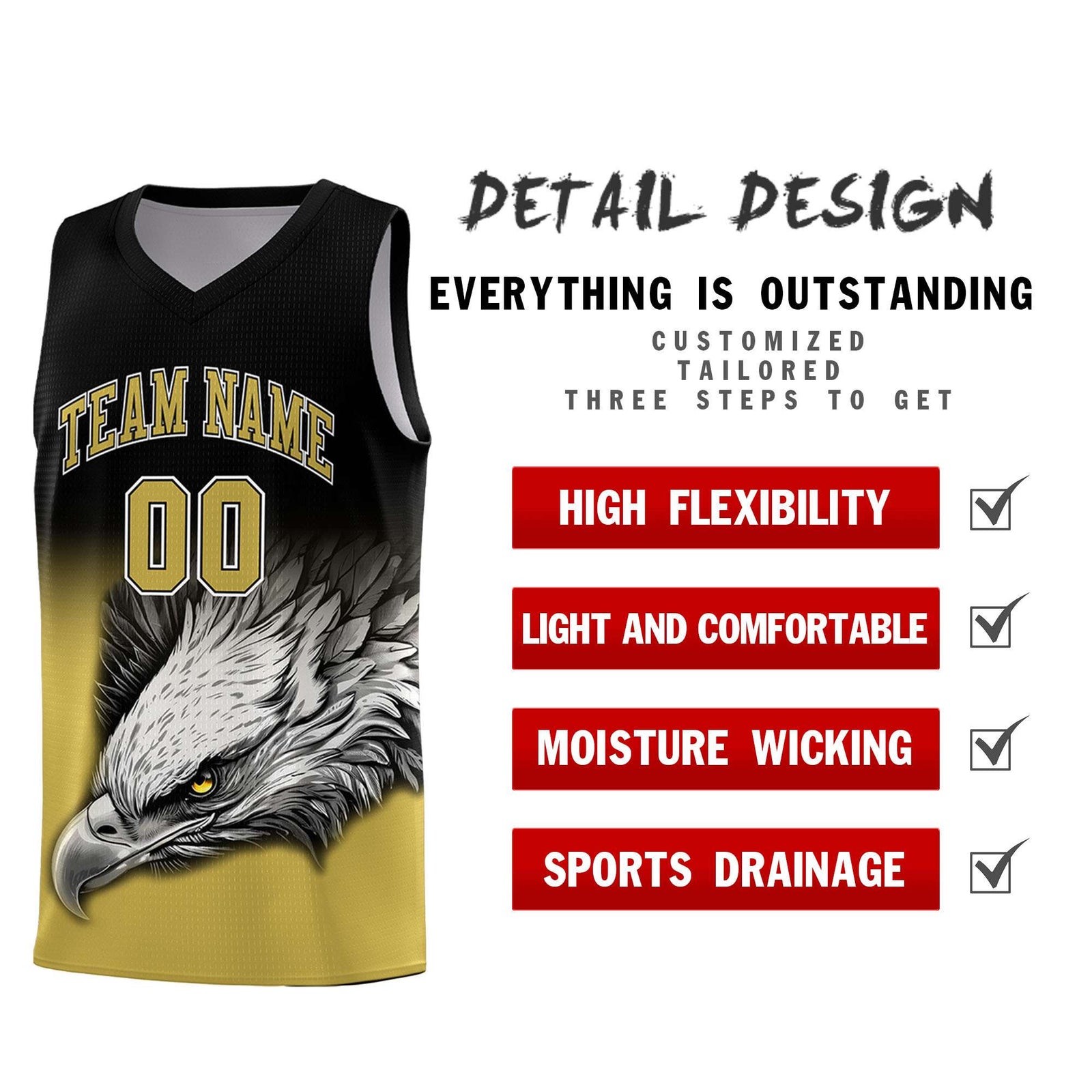Custom Pink Purple Basketball Kits with Eagle Pattern