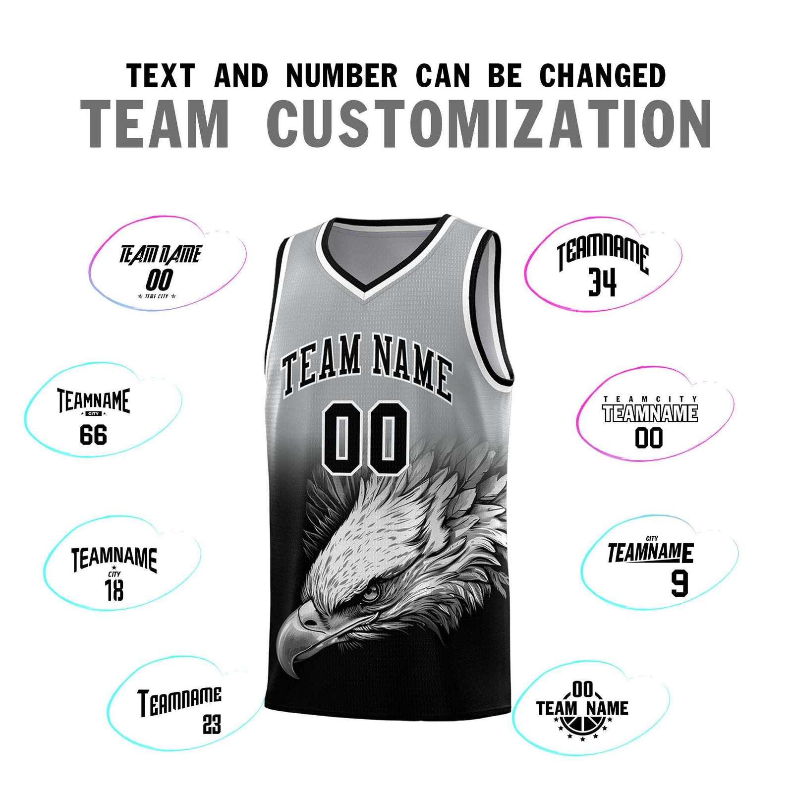 Custom Black Midnight Green Basketball Kits with Eagle Pattern