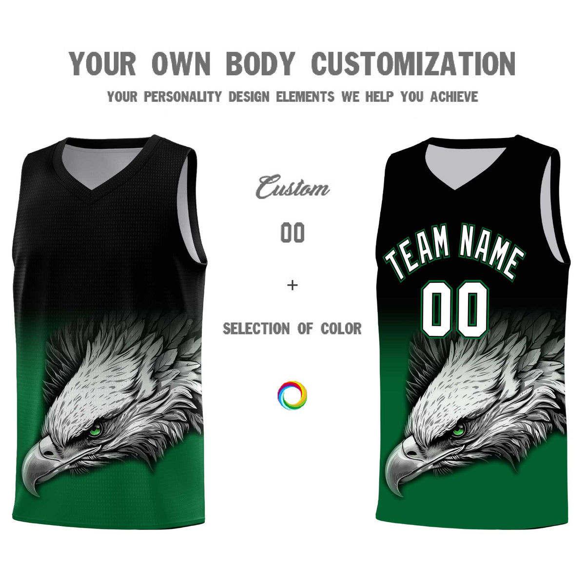 Custom Gray Pink Basketball Kits with Eagle Pattern