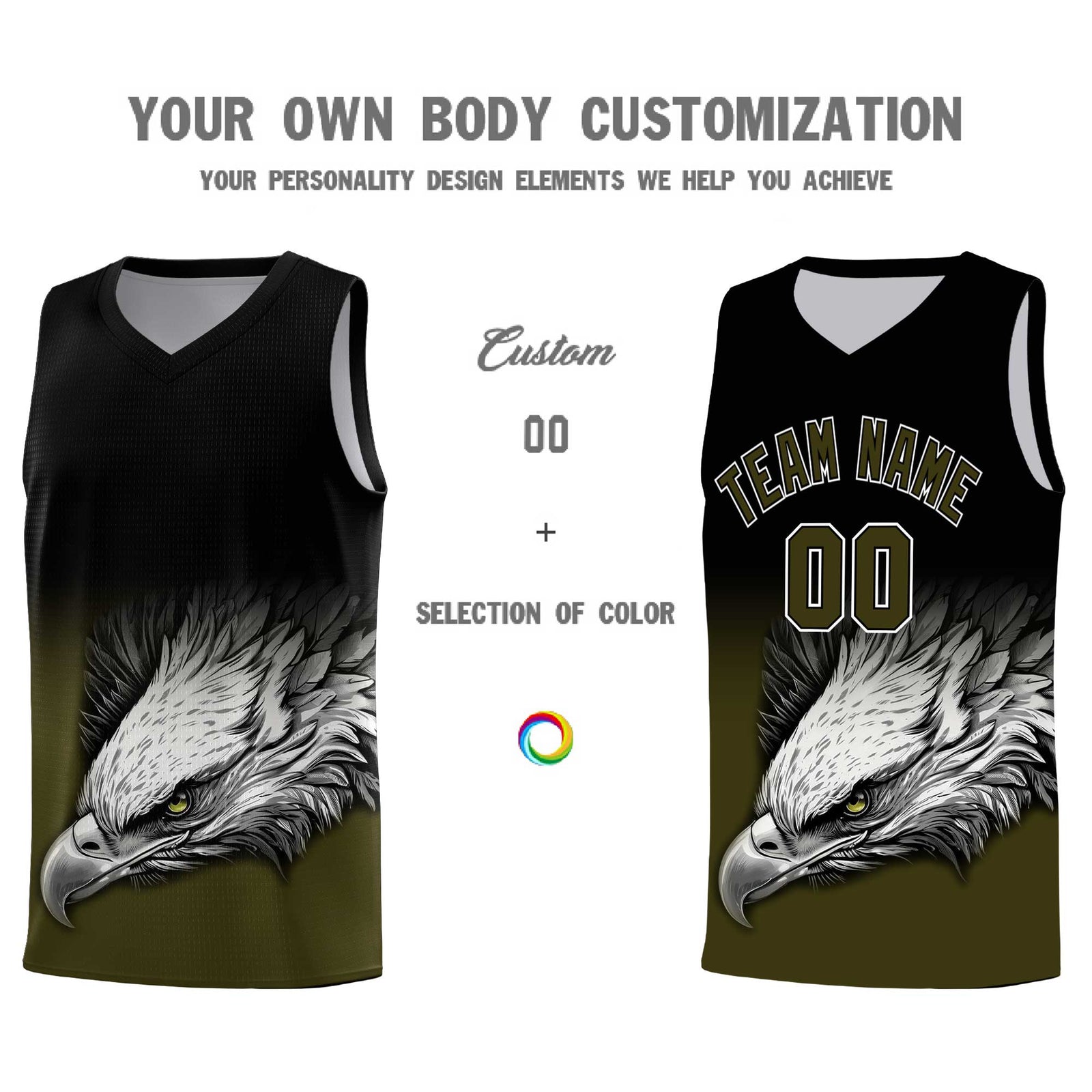 Custom Aqua Purple Basketball Kits with Eagle Pattern