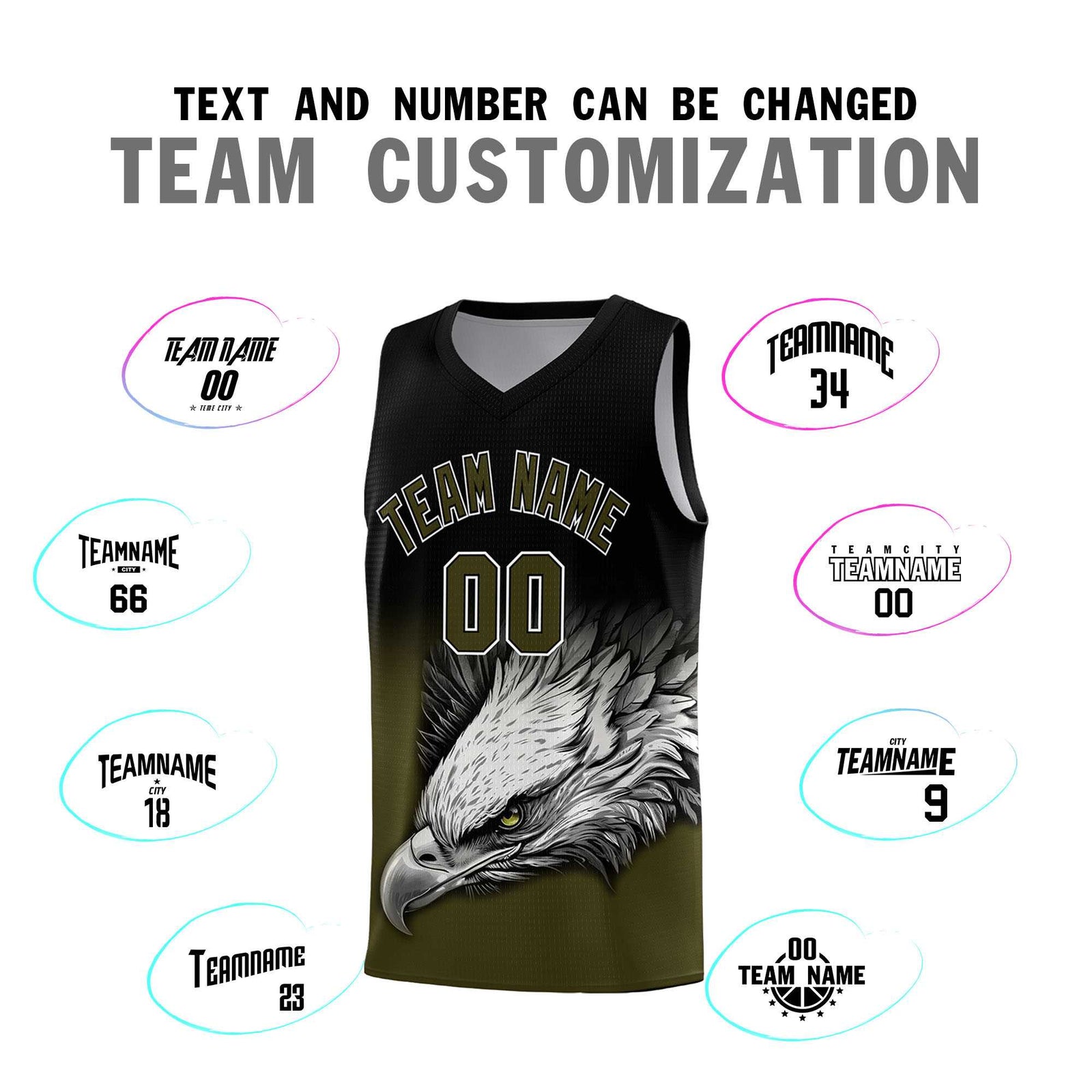 Custom Aqua Purple Basketball Kits with Eagle Pattern