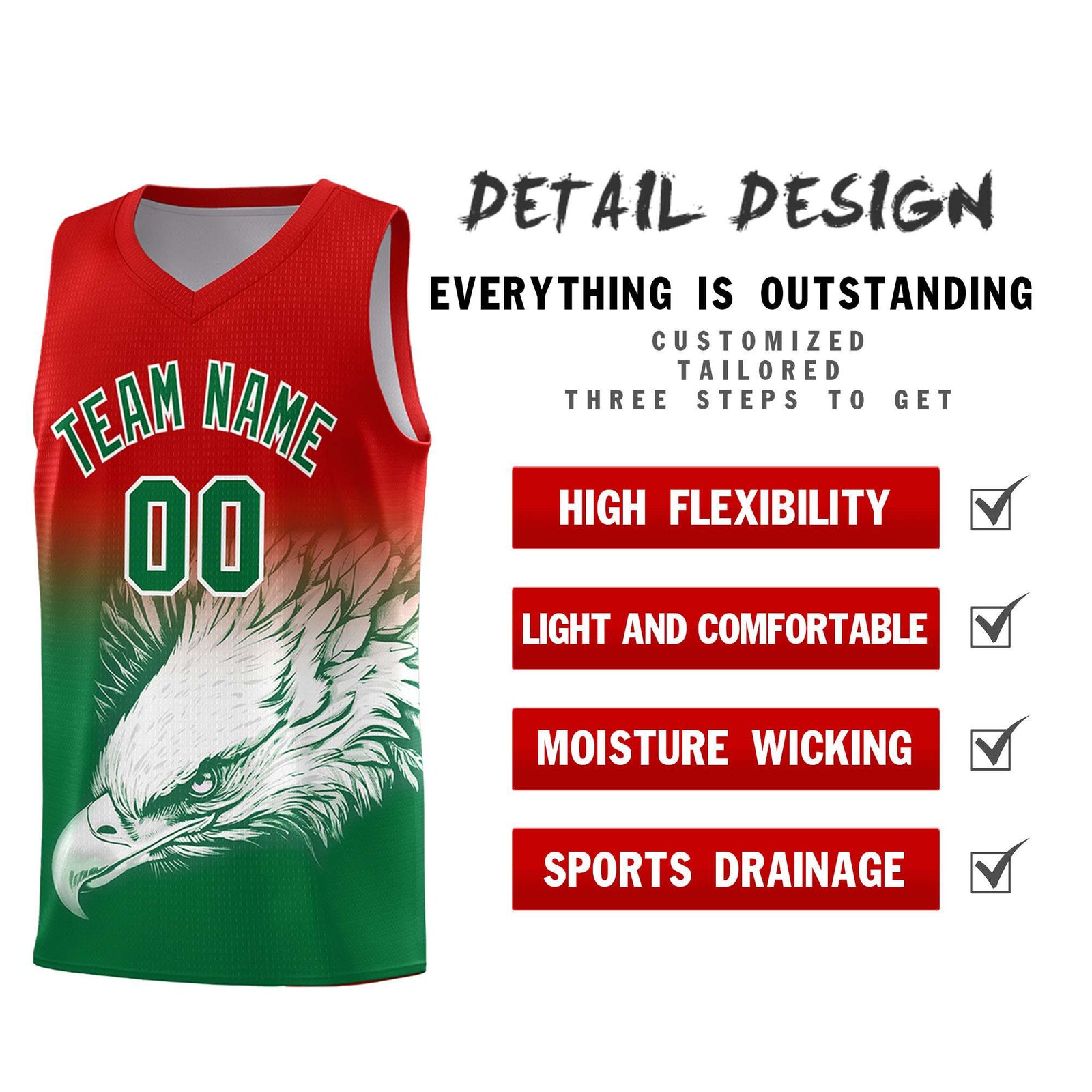 Custom Navy Powder Blue Basketball Kits with Eagle Pattern