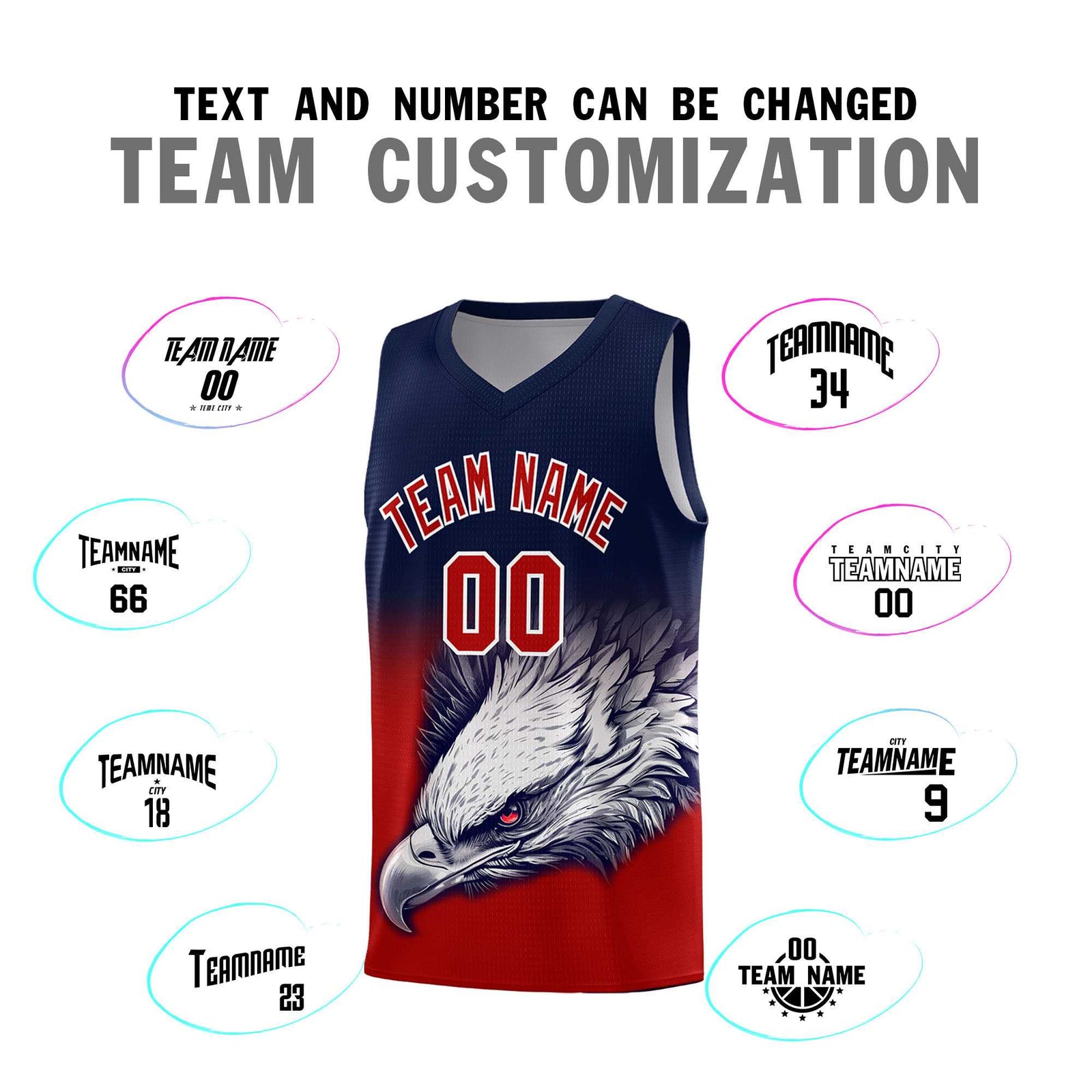 Custom Navy Neon Green Basketball Kits with Eagle Pattern