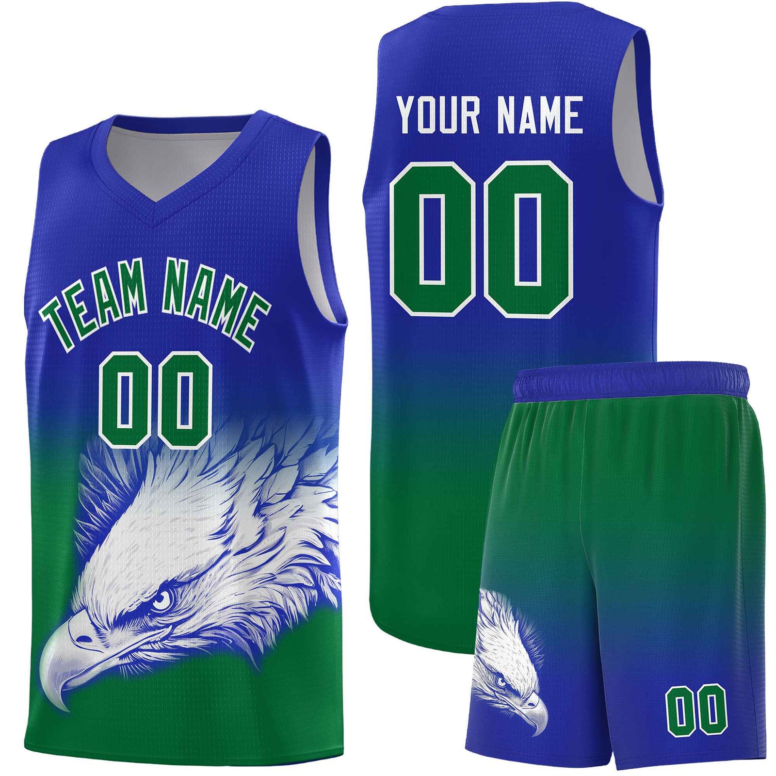 Custom Black Crimson Basketball Kits with Eagle Pattern
