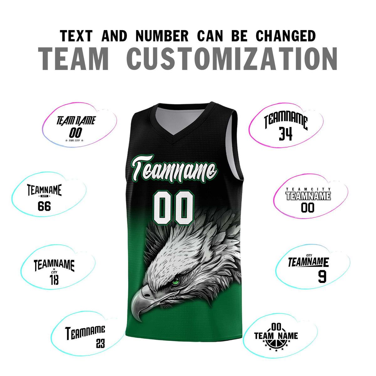 Custom Gray Pink Basketball Kits with Eagle Pattern