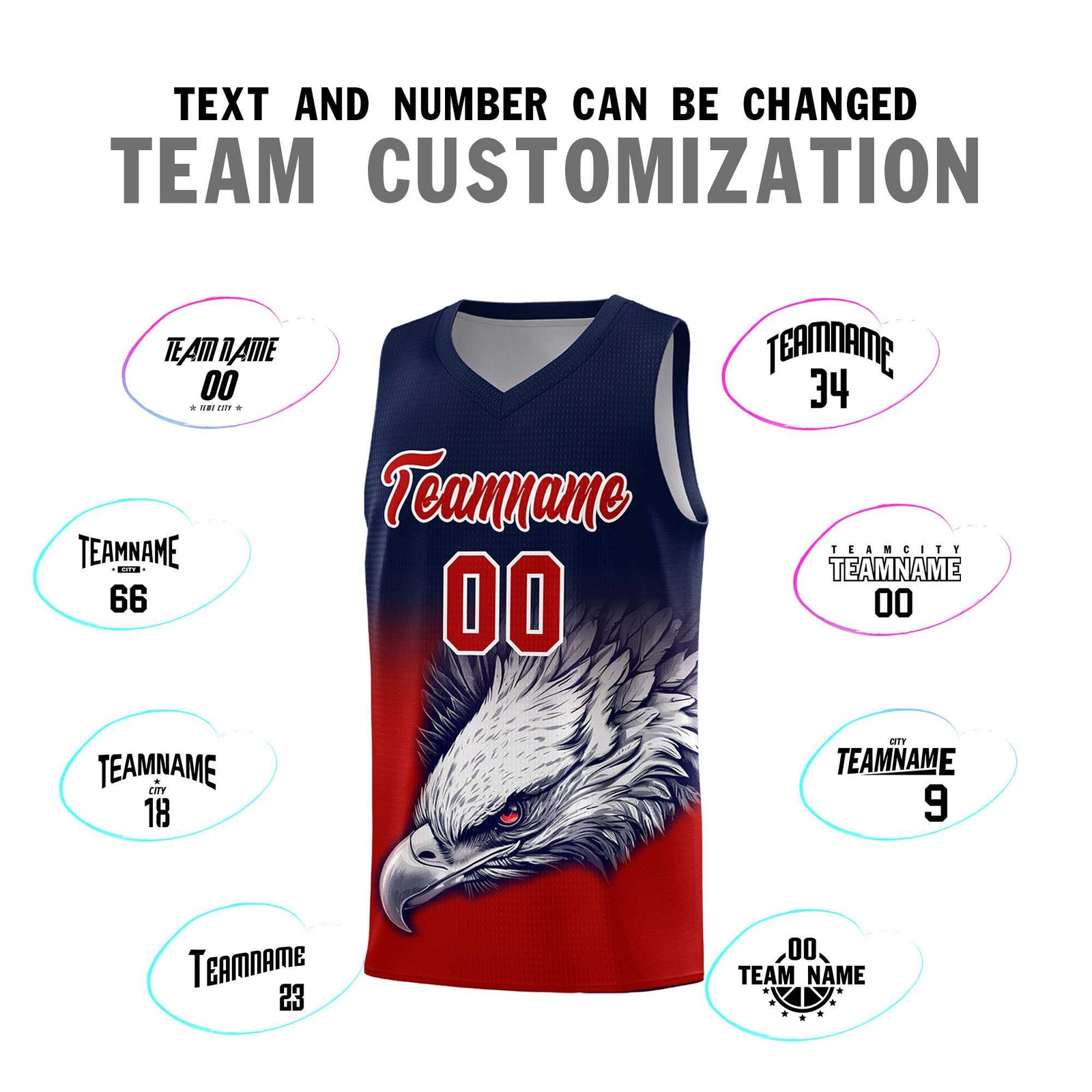 Custom Navy Neon Green Basketball Kits with Eagle Pattern