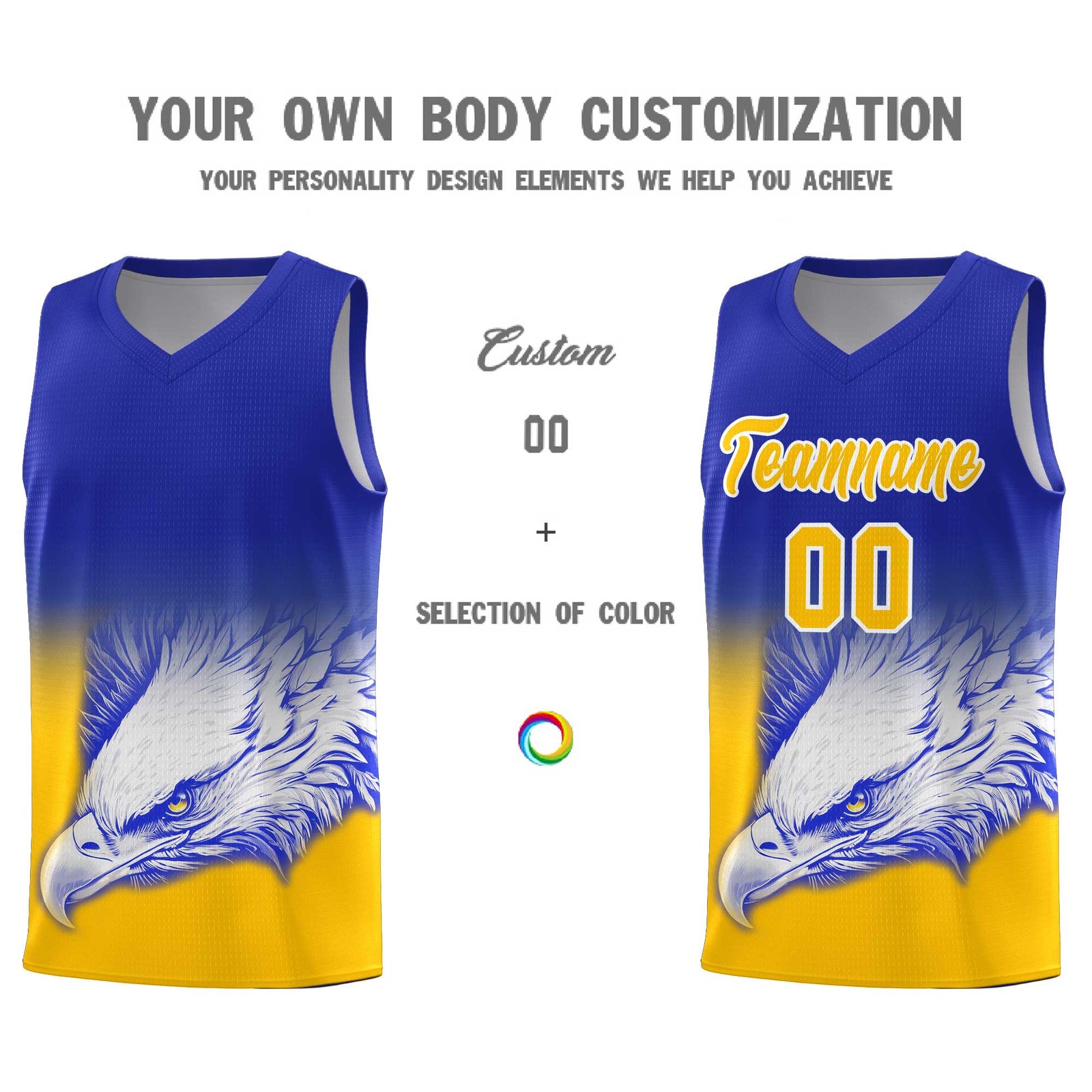 Custom Red Black Basketball Kits with Eagle Pattern