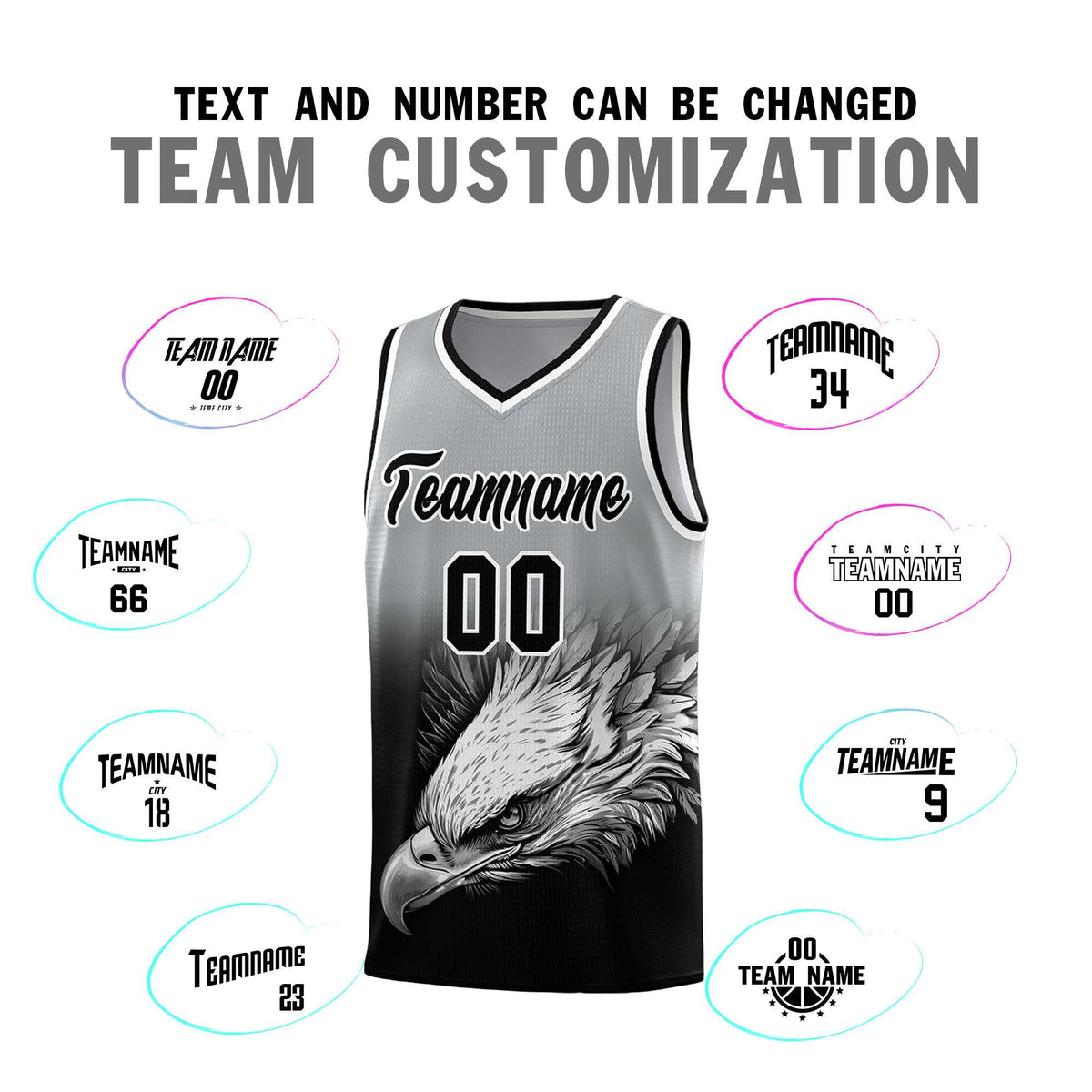 Custom Black Midnight Green Basketball Kits with Eagle Pattern