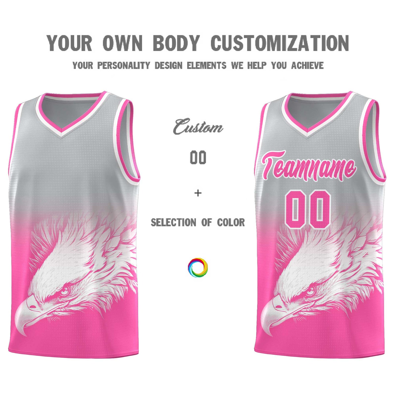 Custom Black Kelly Green Basketball Kits with Eagle Pattern