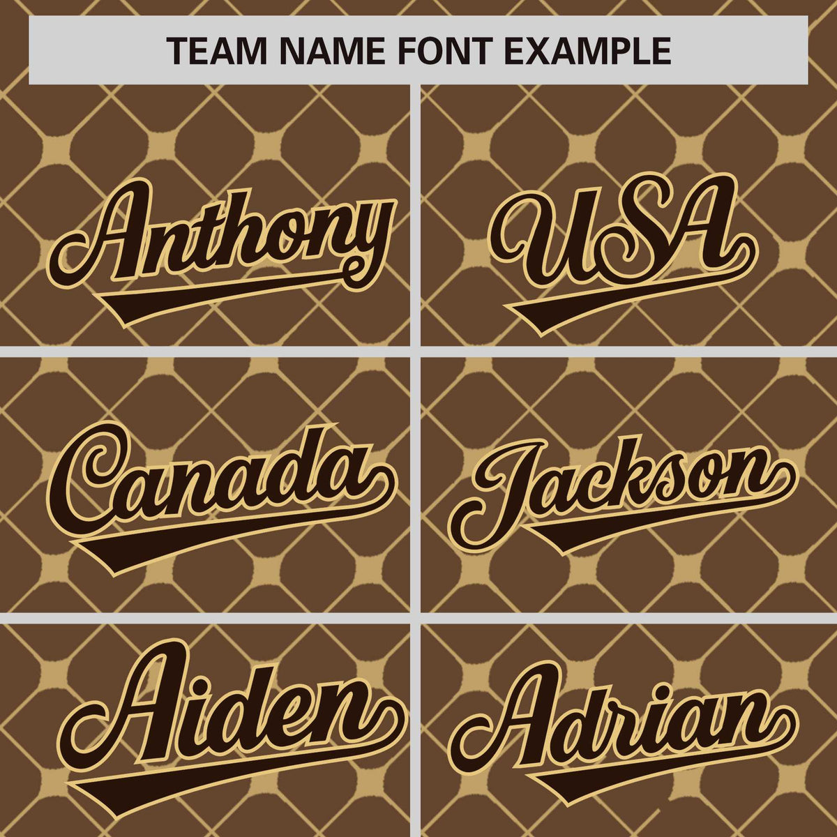 Custom Light Brown-Khaki Plaid Design Authentic Baseball Jersey