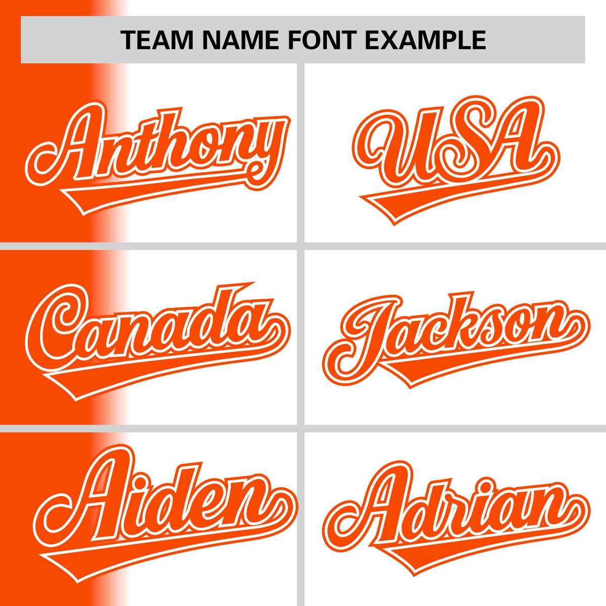 Custom White Orange Pinstripe Personalized Gradient Authentic Baseball Jersey