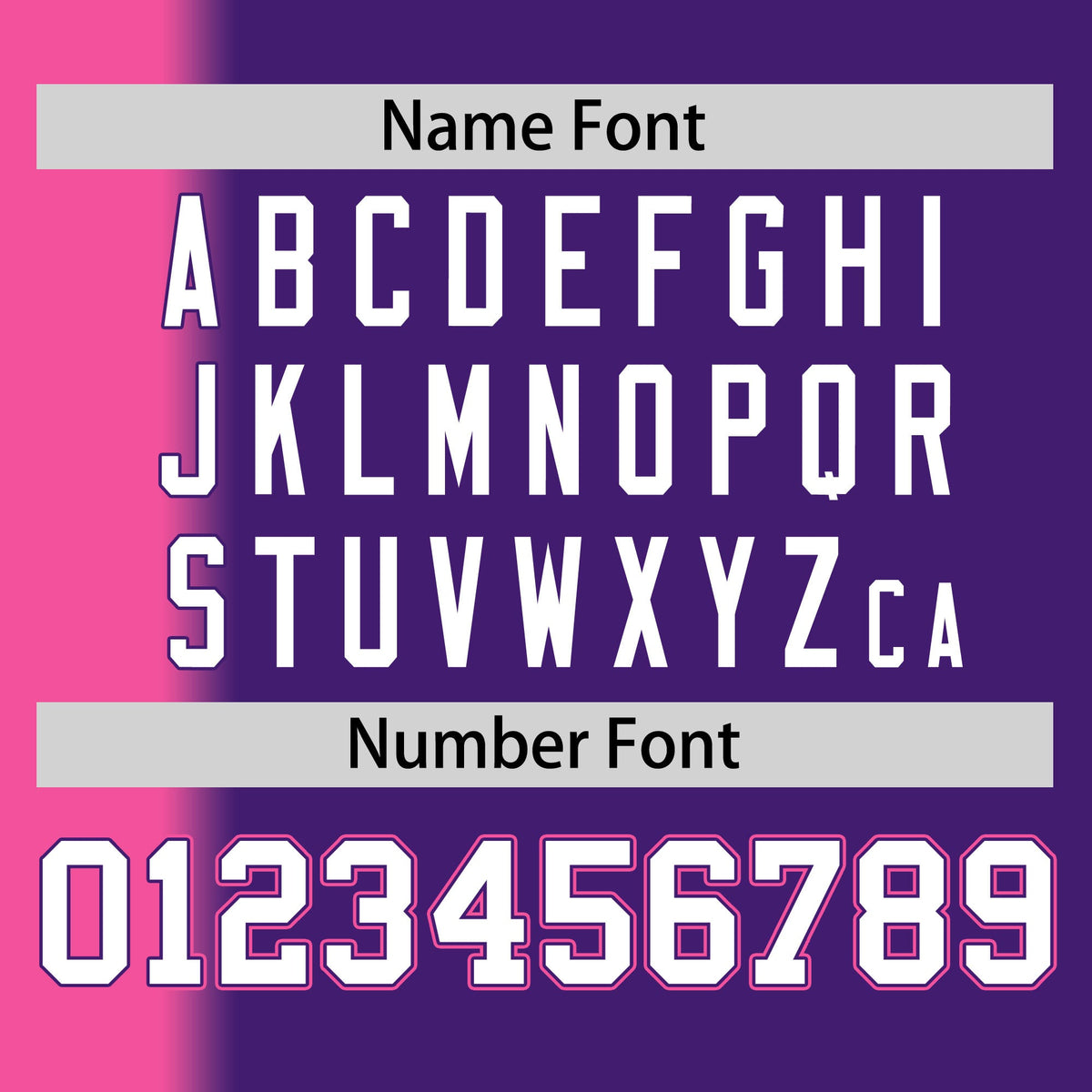 Custom Purple Pink Pinstripe Personalized Gradient Authentic Baseball Jersey