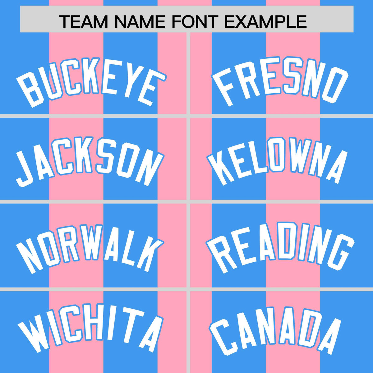Custom Light Pink Powder Blue Thick Stripe Fashion Authentic Baseball jersey