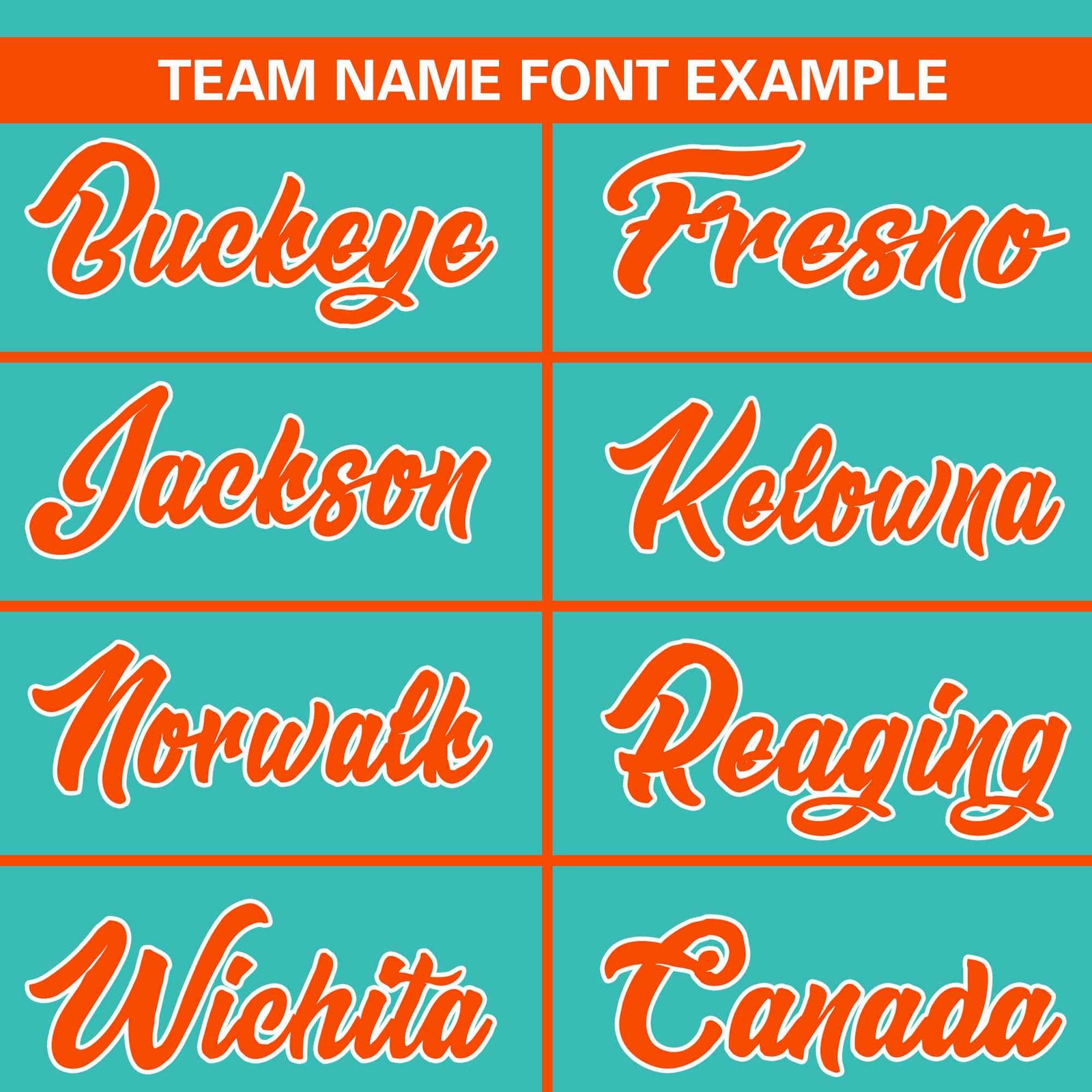 Custom Aqua Orange Classic Style Personalized Full Button Authentic Baseball Jersey