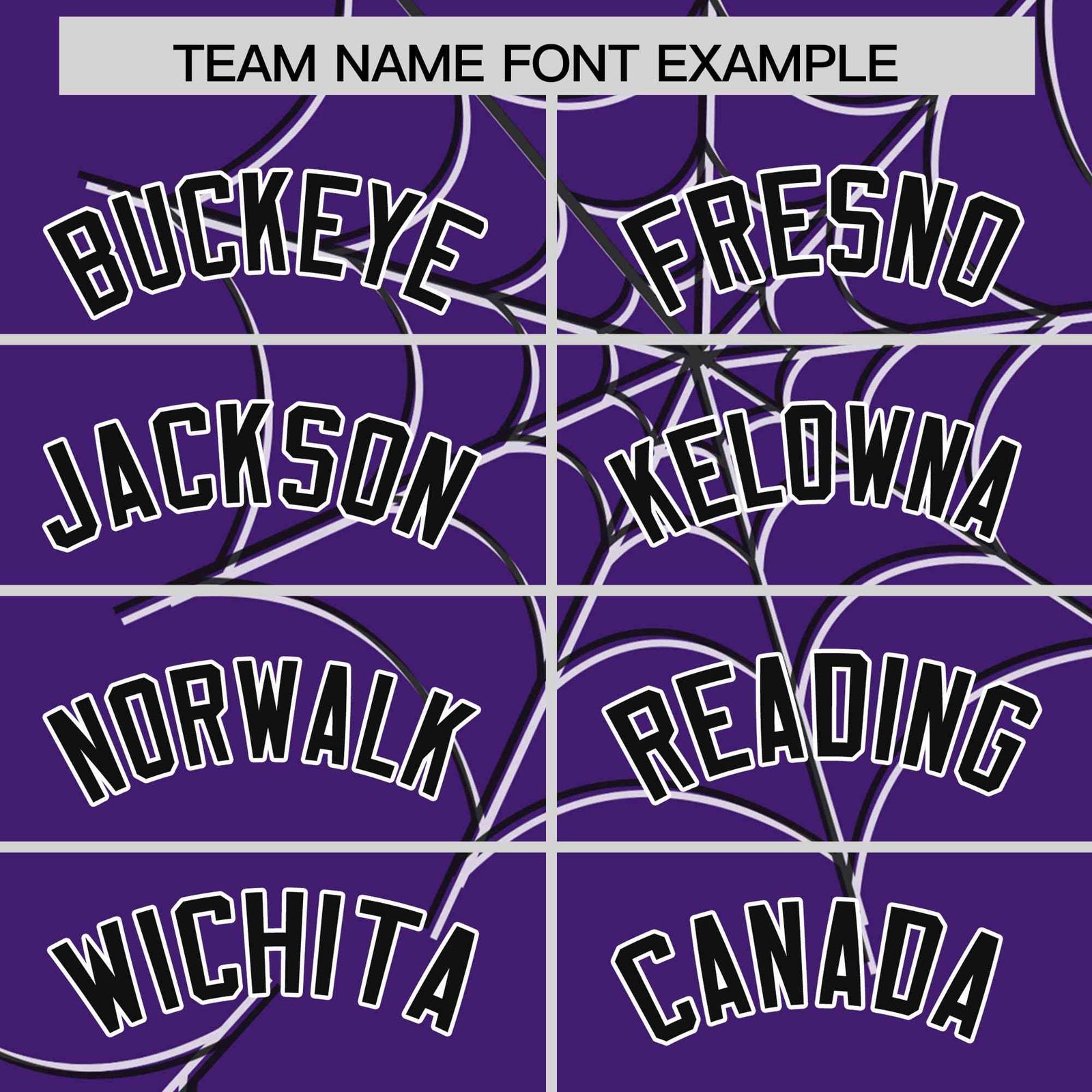 Custom Purple-Black Spider Web Pattern Raglan Sleeves Authentic Baseball Jersey