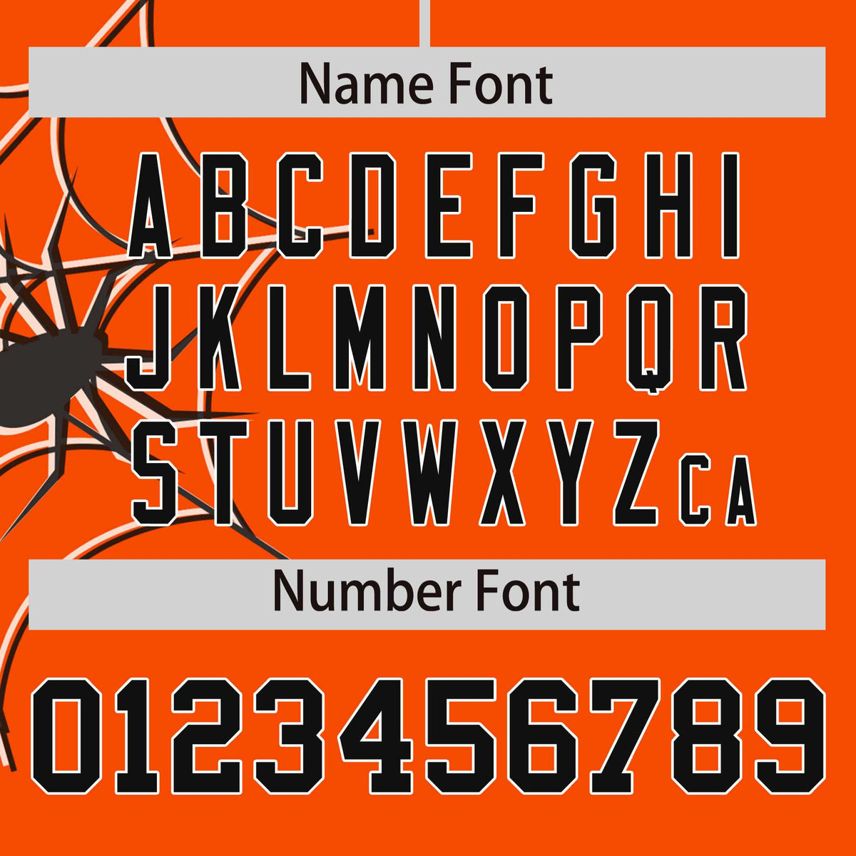 Custom Orange-Black Spider Web Pattern Raglan Sleeves Authentic Baseball Jersey