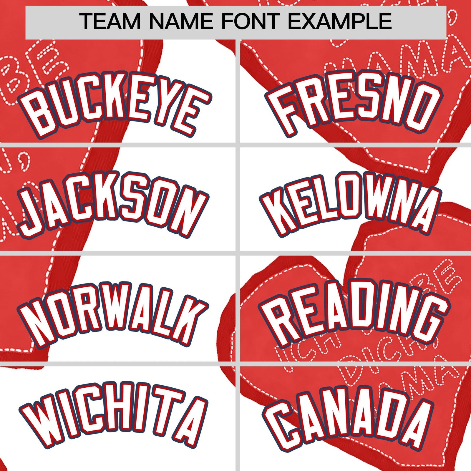 Custom White Red Mother's Day Style Graffiti Pattern Stretch Fabric Baseball Jersey| KXKSHOP