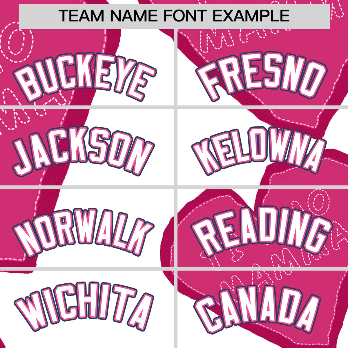 Custom White Pink Mother's Day Style Graffiti Pattern Moisture-Wicking Baseball Jersey| KXKSHOP
