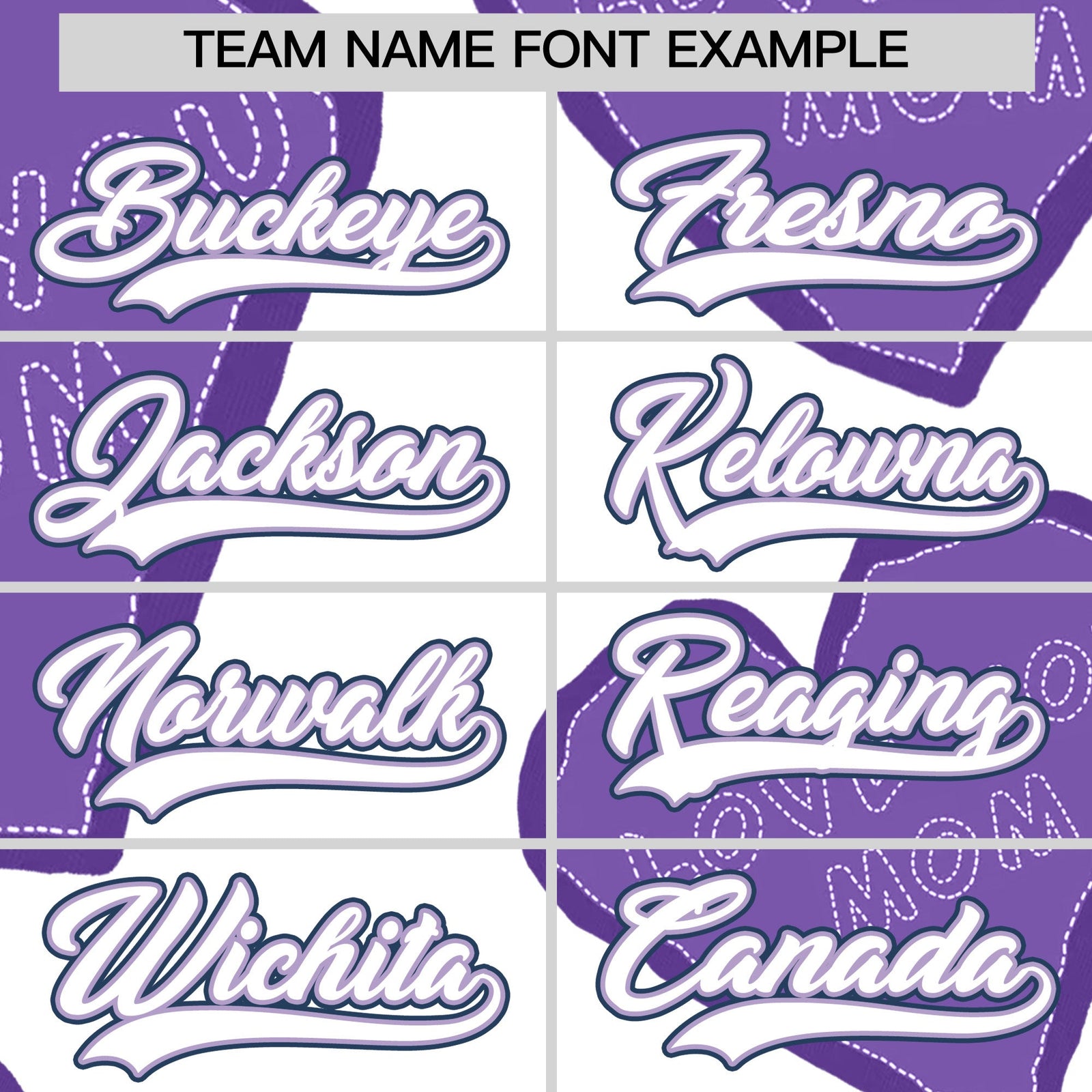 Custom White Midnight Blue Light Purple Mother's Day Style Graffiti Pattern Stretch Fabric Baseball Jersey| KXKSHOP