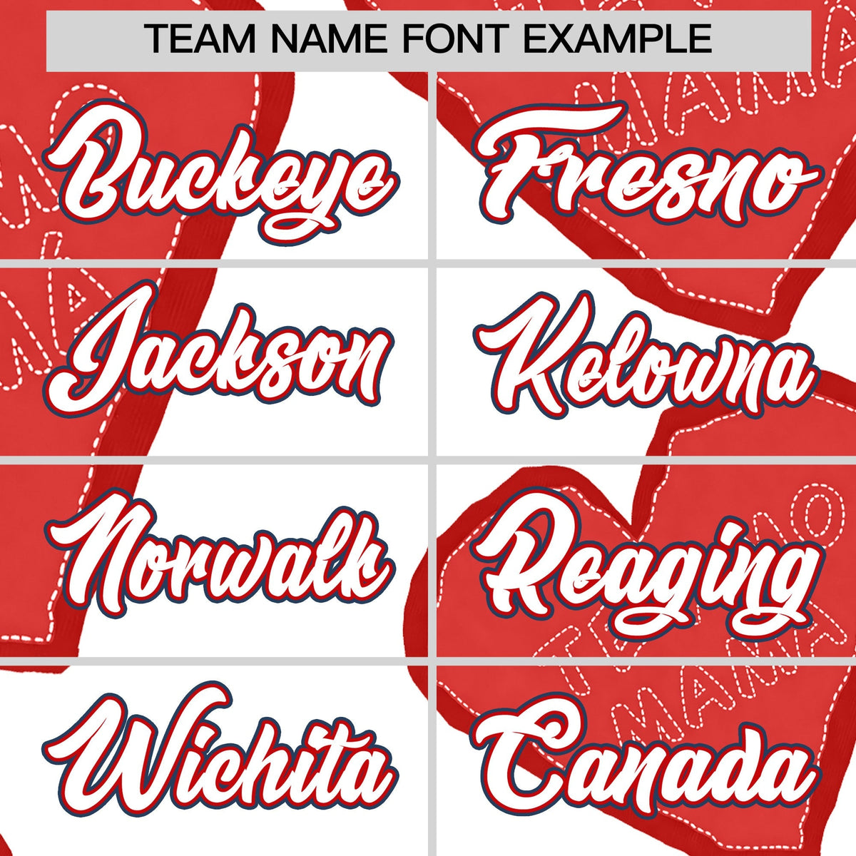 Custom White Red Mother's Day Style Graffiti Pattern Quick Dry Baseball Jersey| KXKSHOP