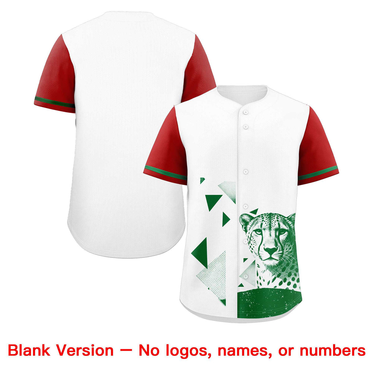 Custom Red White Raptor Series Raglan Sleeves Urban Style Baseball Jersey |KXKSHOP
